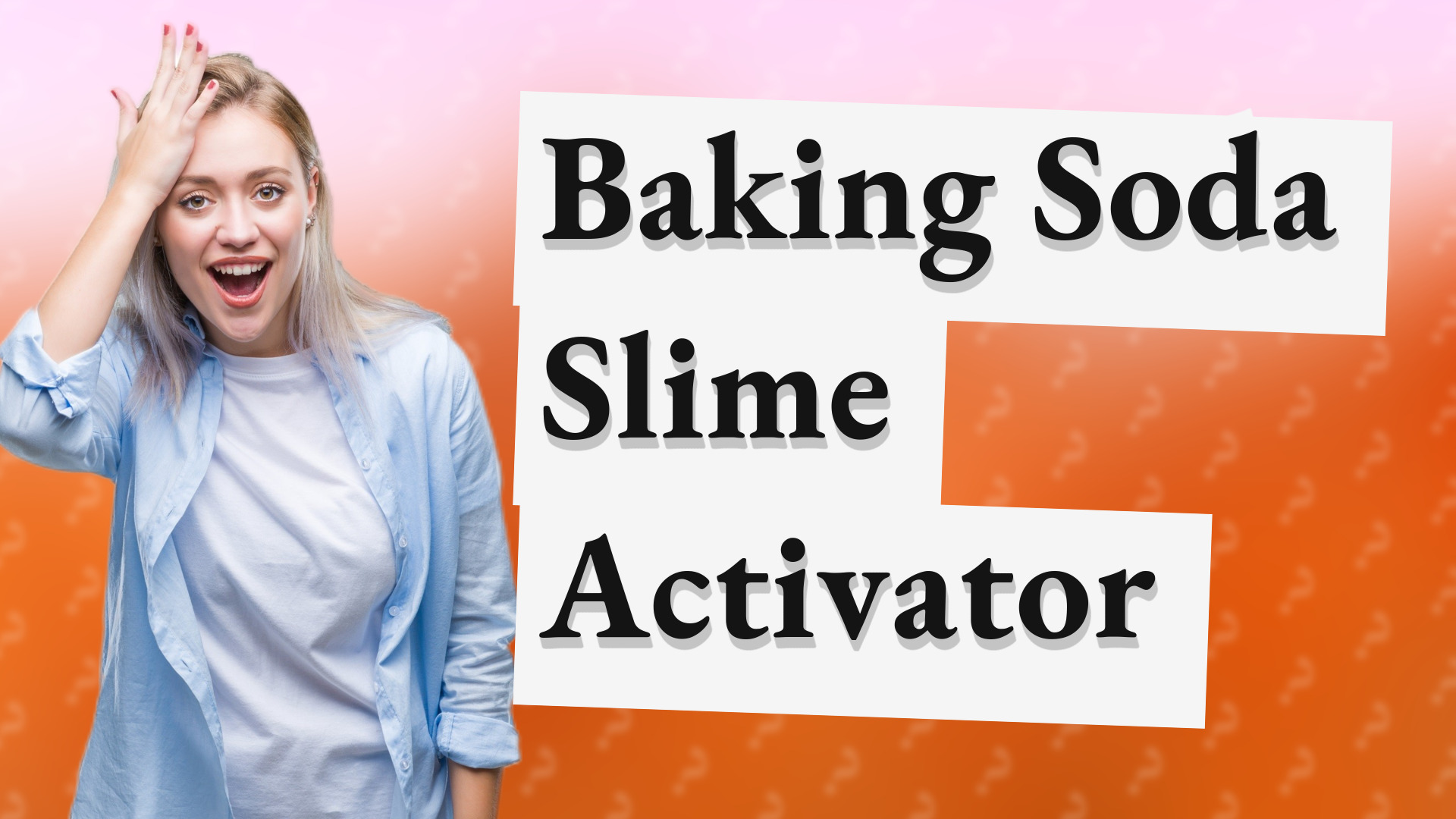 Baking Soda Slime Activator