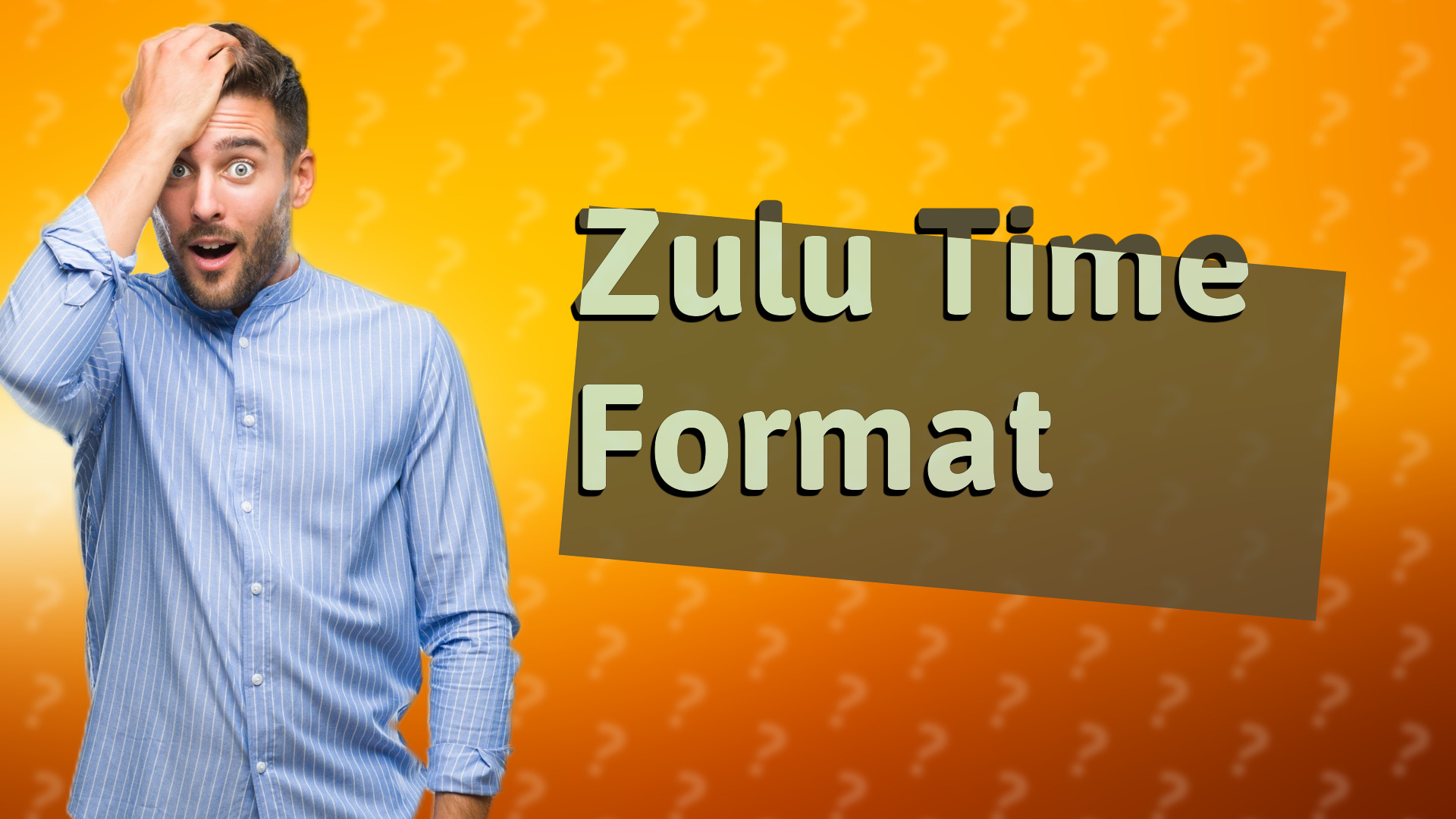Zulu Time Format