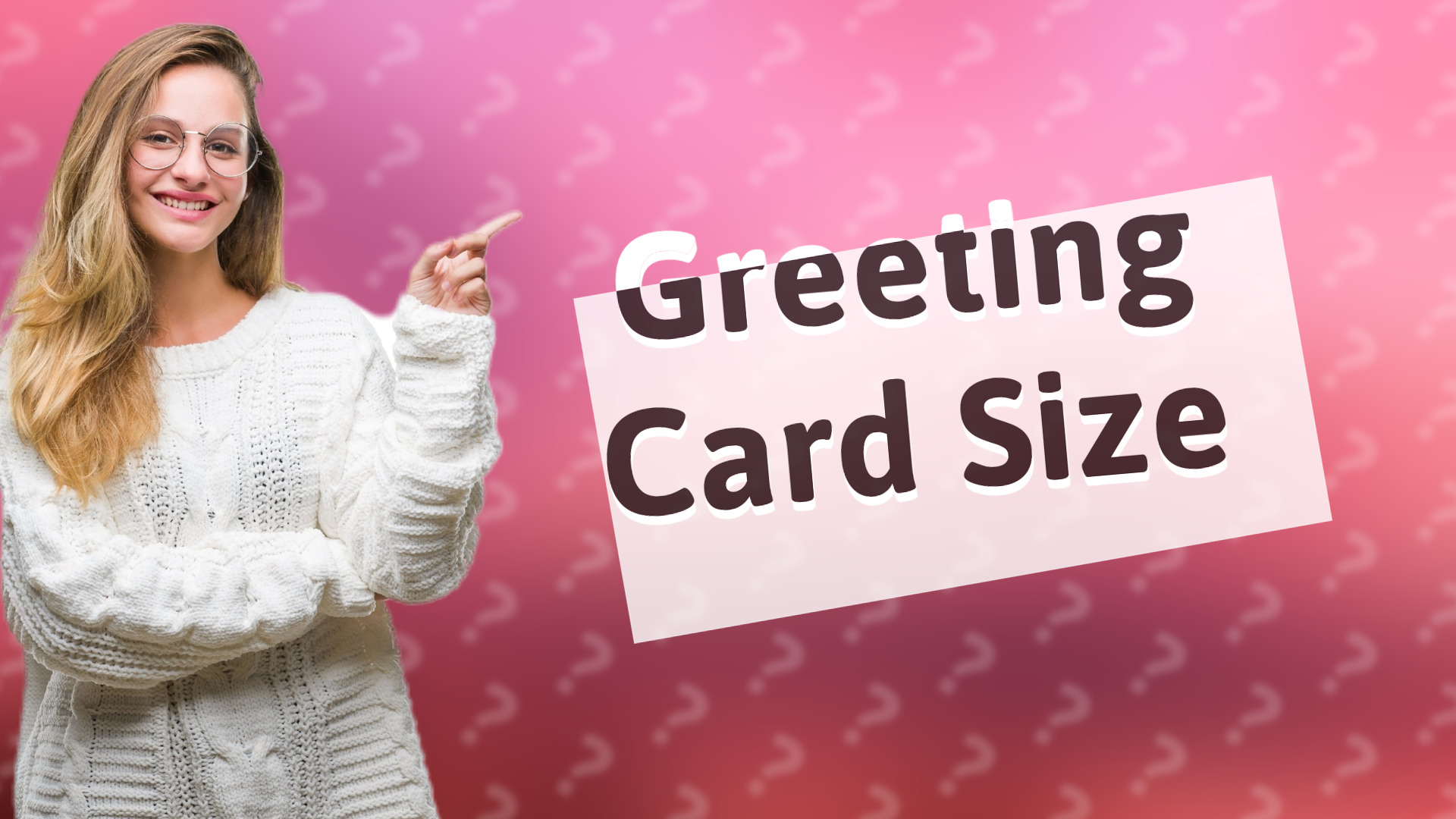 Greeting Card Size