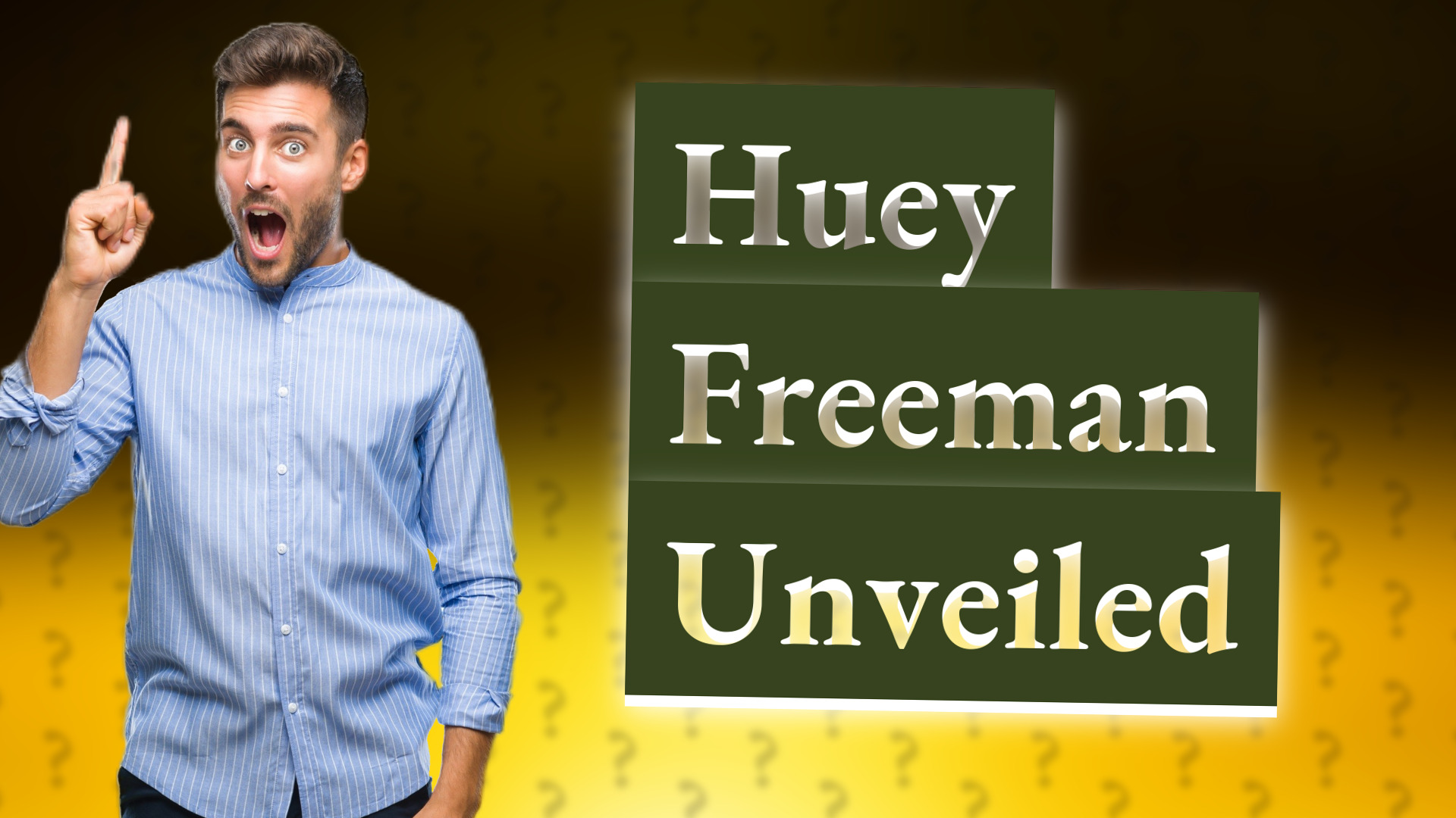 Huey Freeman Unveiled