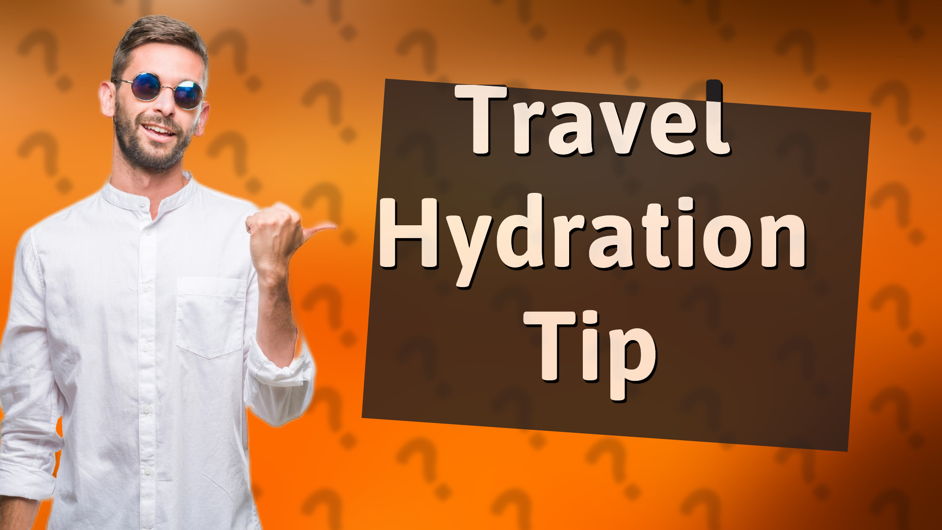 Travel Hydration Tip
