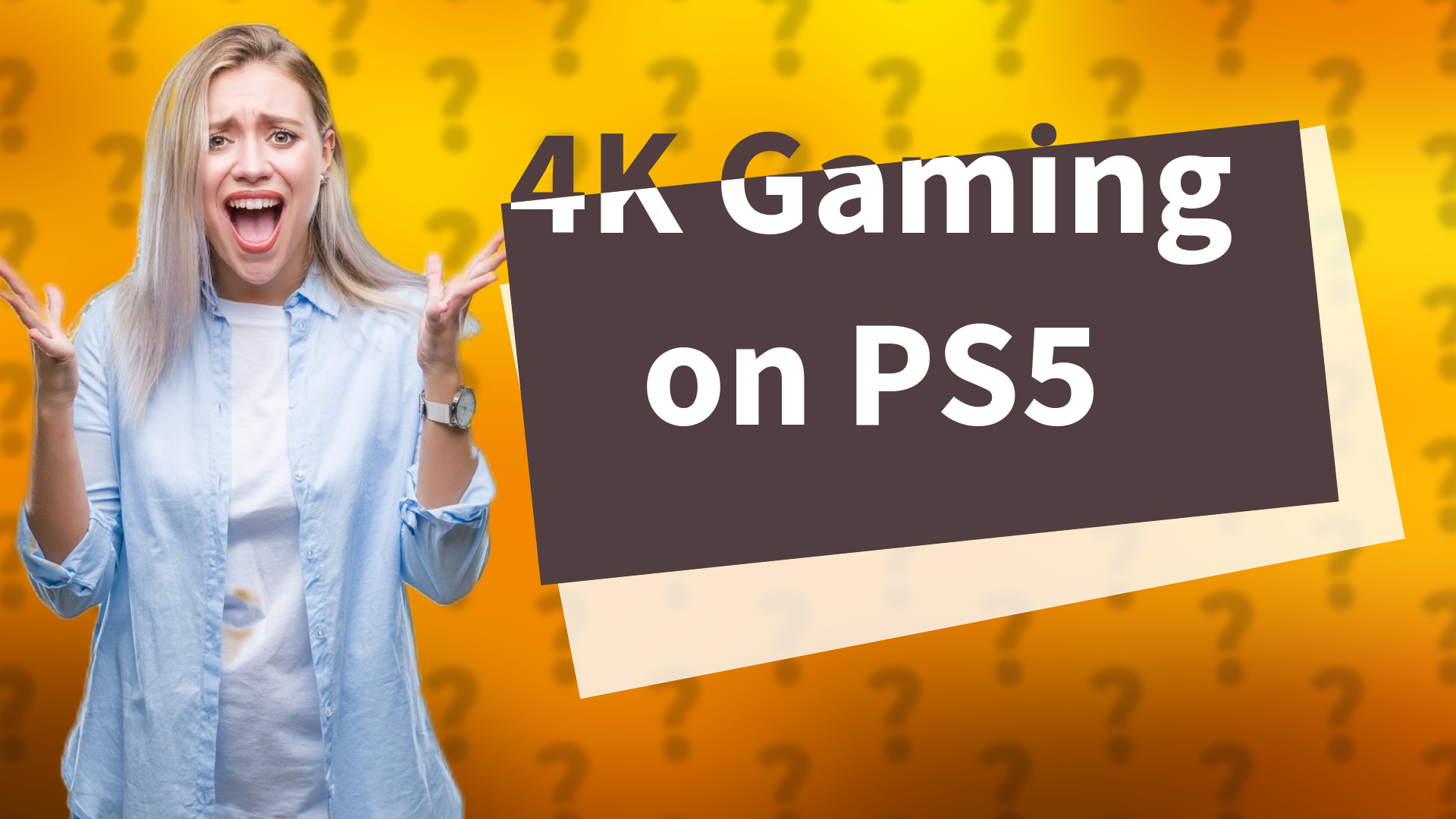 4K Gaming on PS5