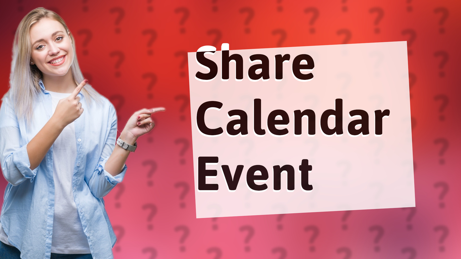 Share Calendar Event