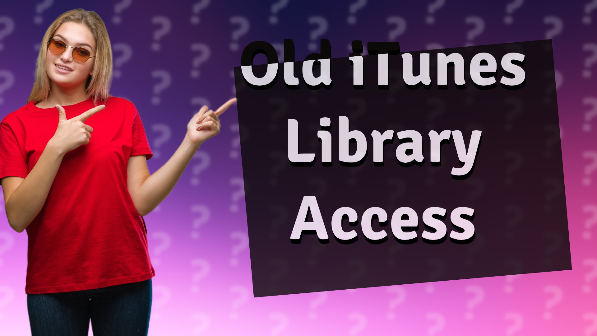 Old iTunes Library Access