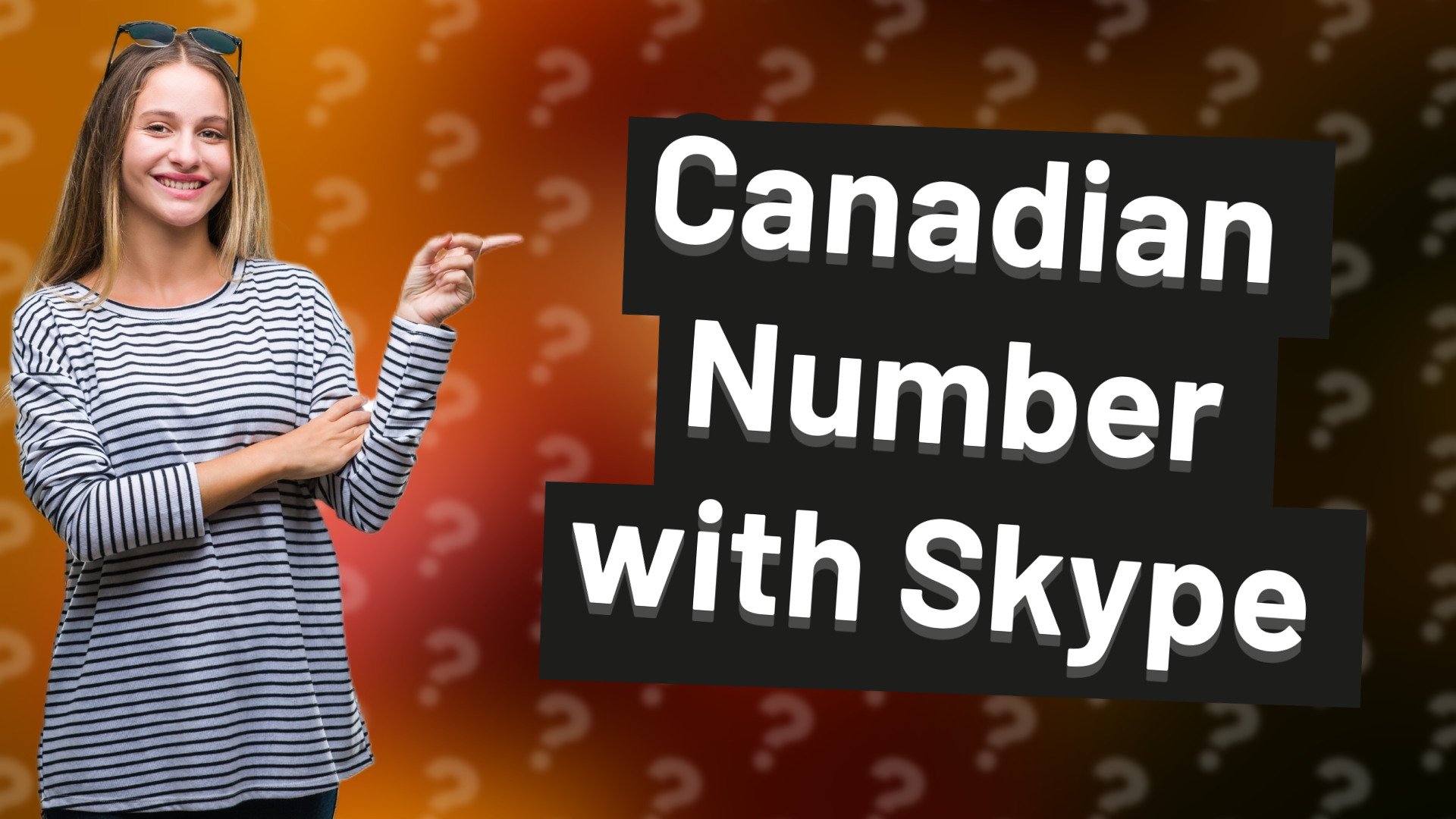 Canadian Number with Skype