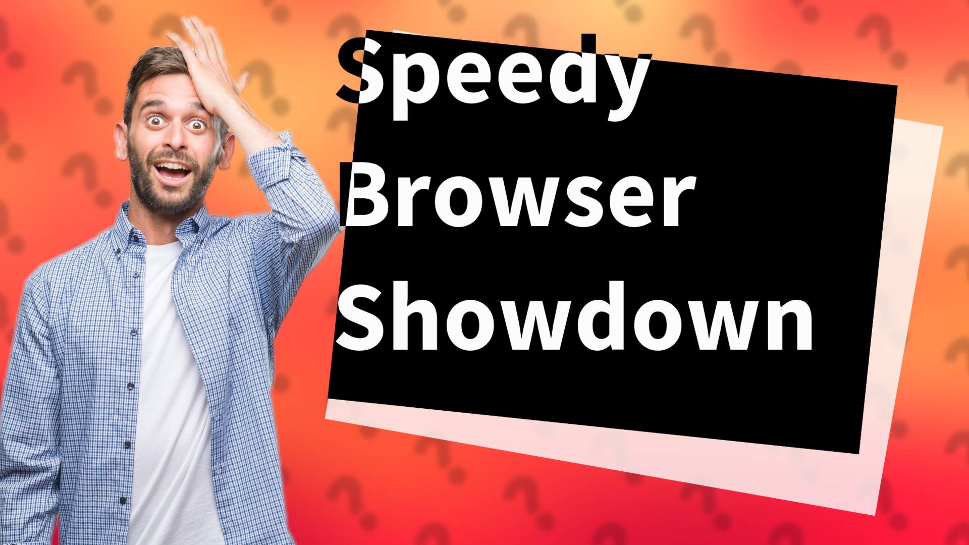 Speedy Browser Showdown