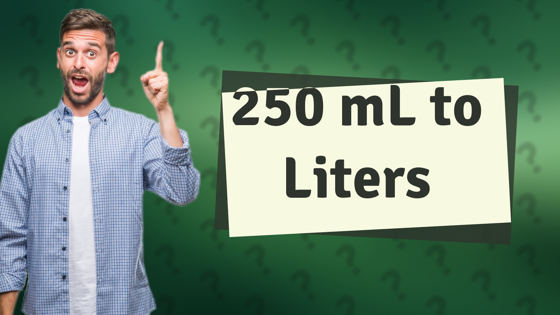 250 mL to Liters