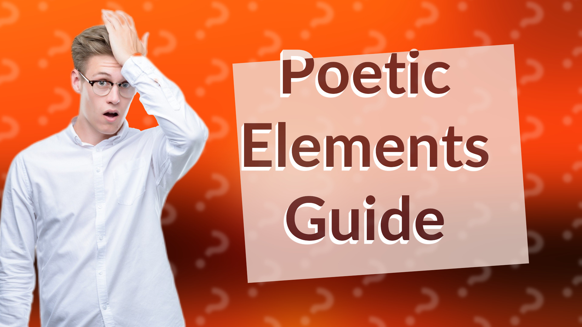 Poetic Elements Guide