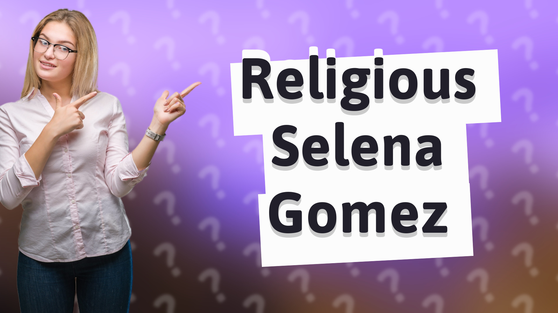 Religious Selena Gomez