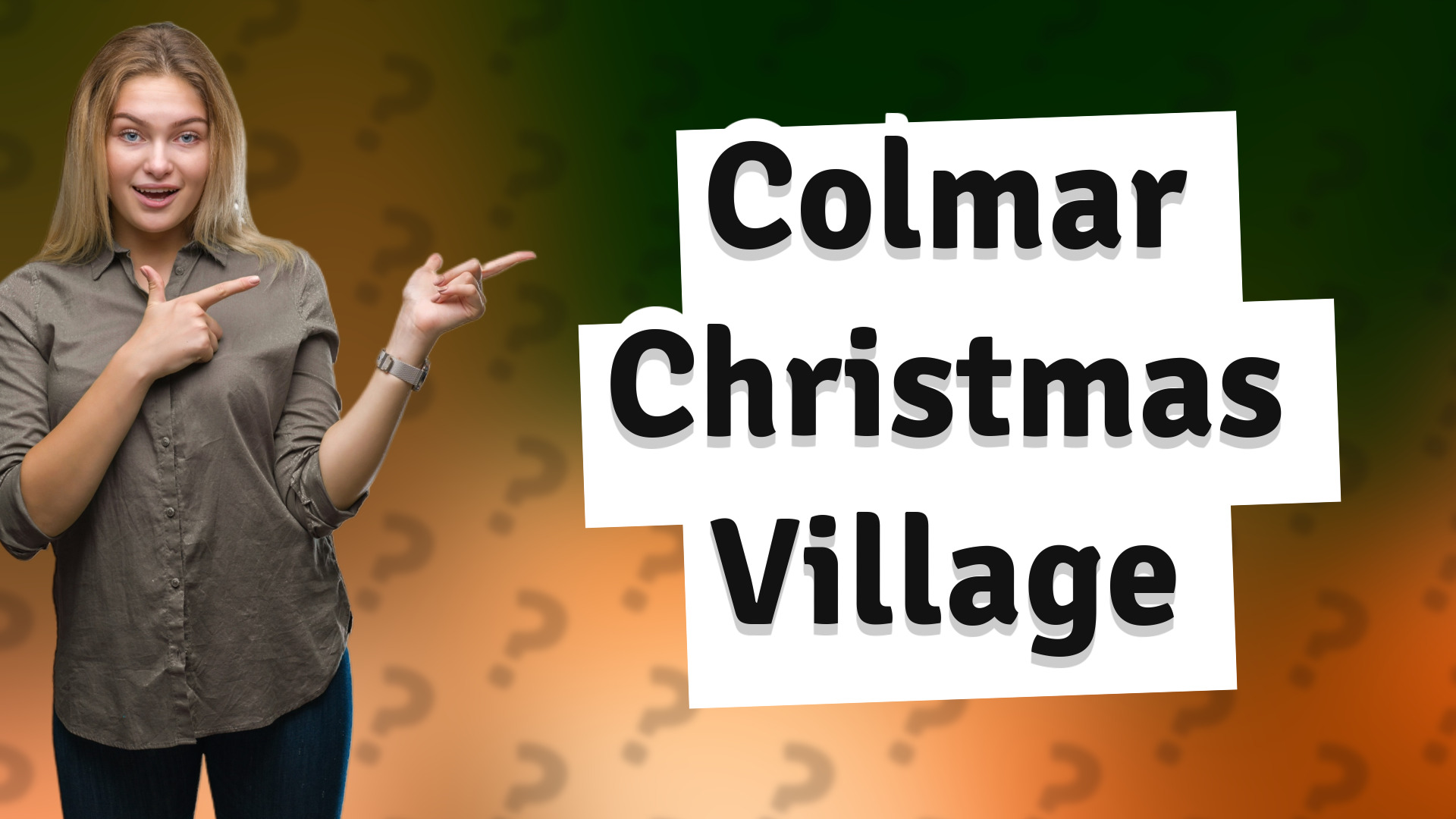 Colmar Christmas Village