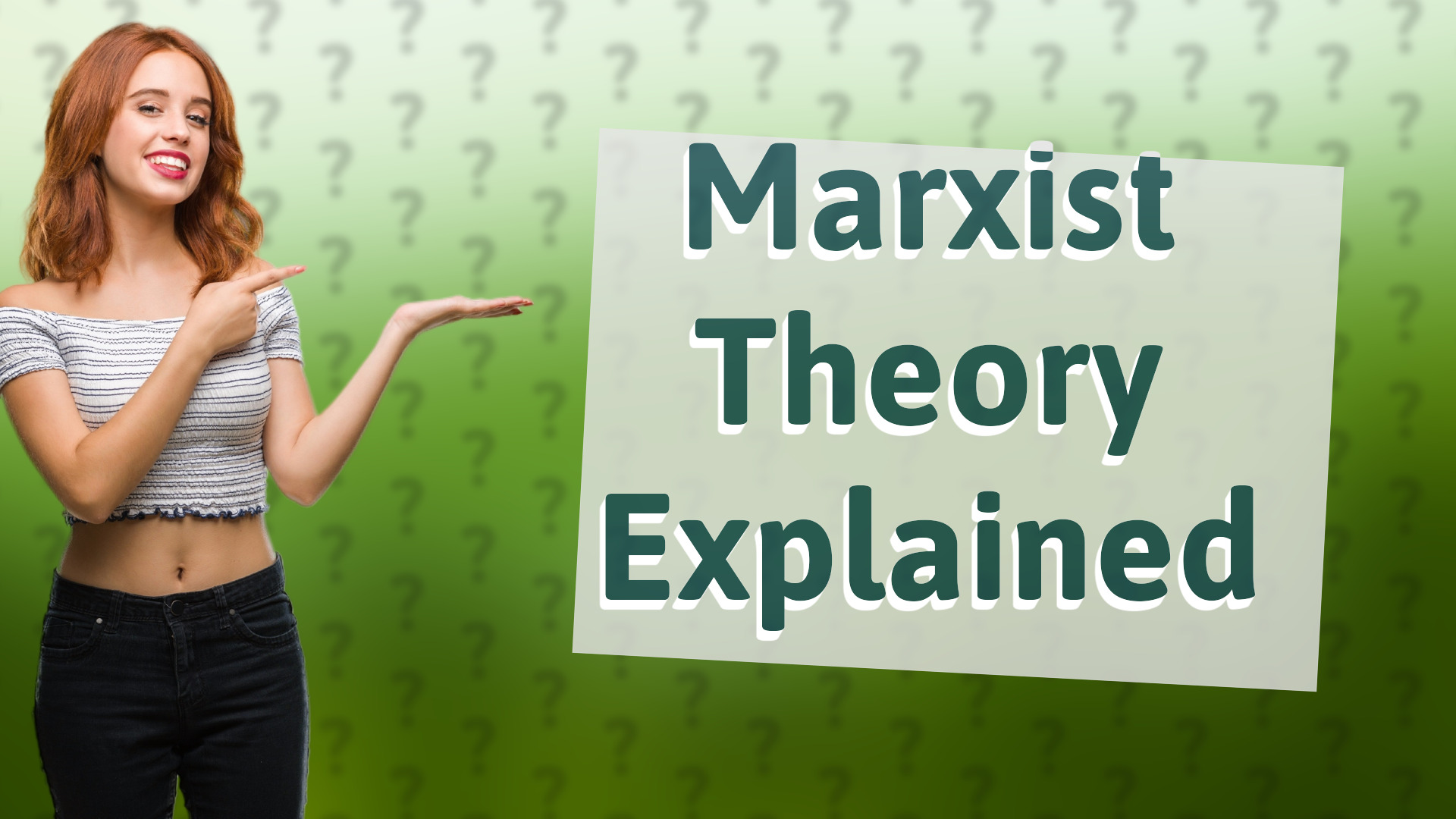 Marxist Theory Explained