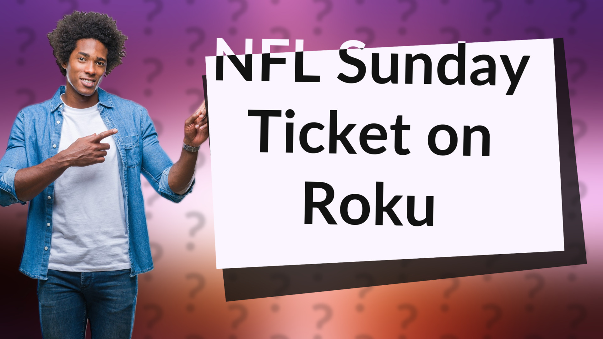 NFL Sunday Ticket on Roku