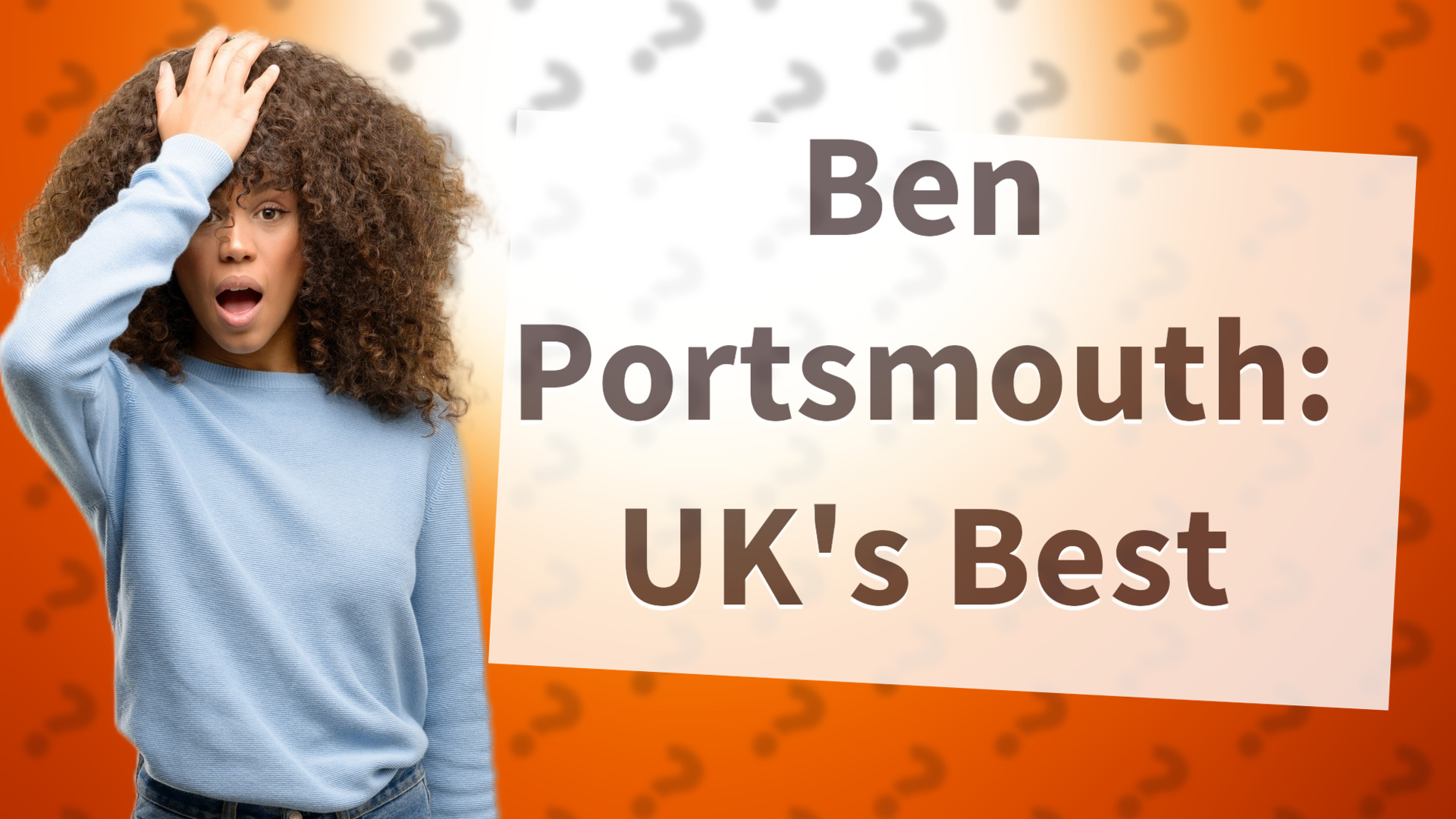 Ben Portsmouth: UK's Best