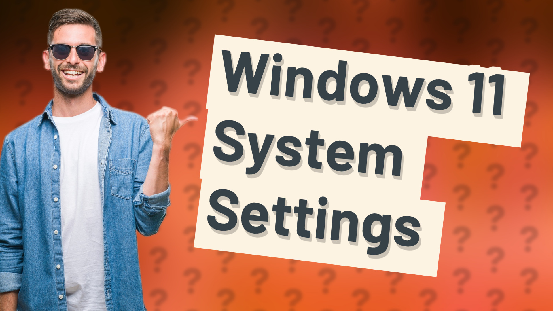 Windows 11 System Settings