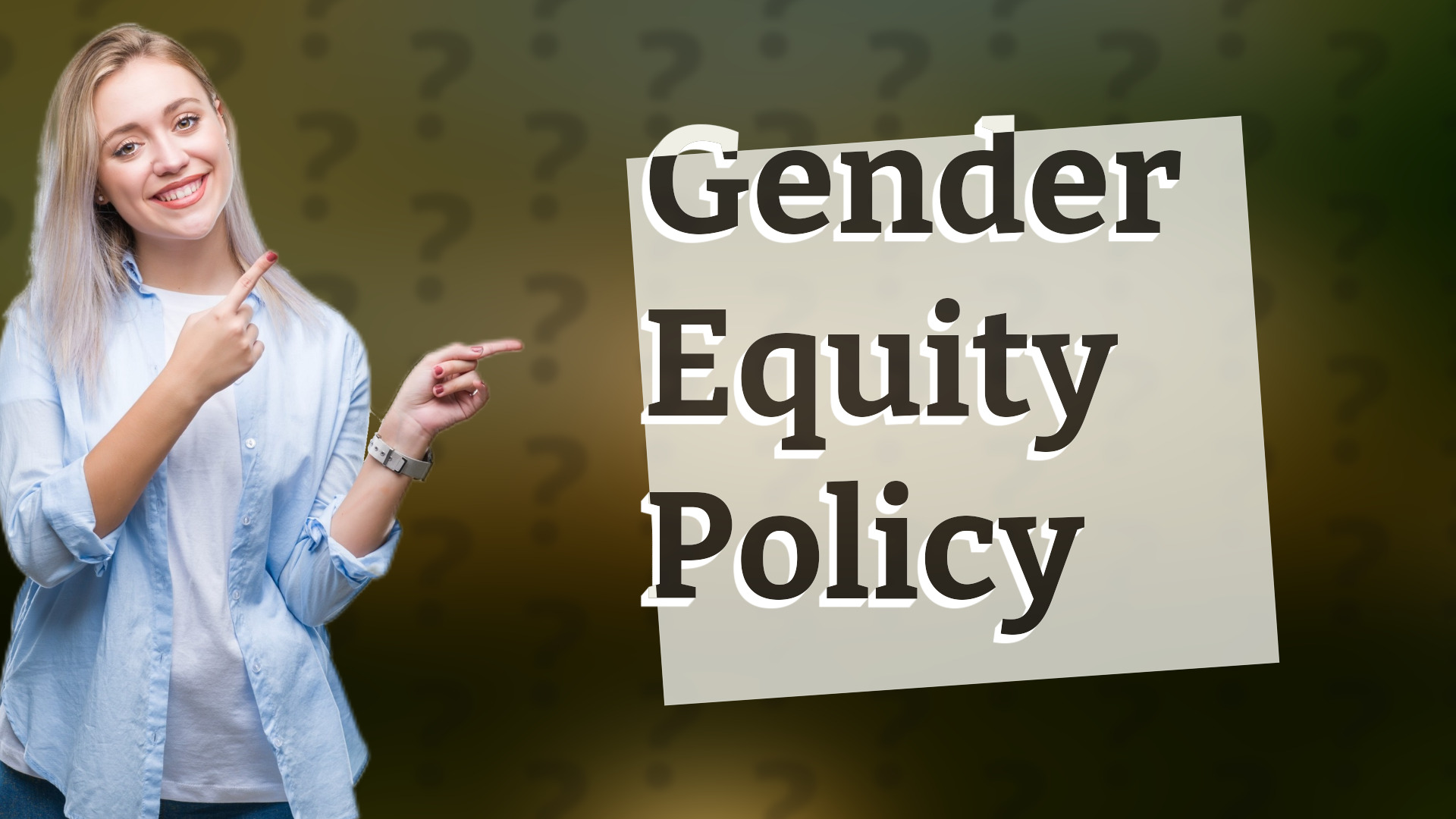 Gender Equity Policy