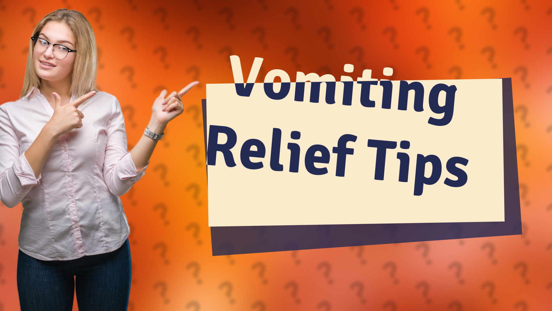 Vomiting Relief Tips