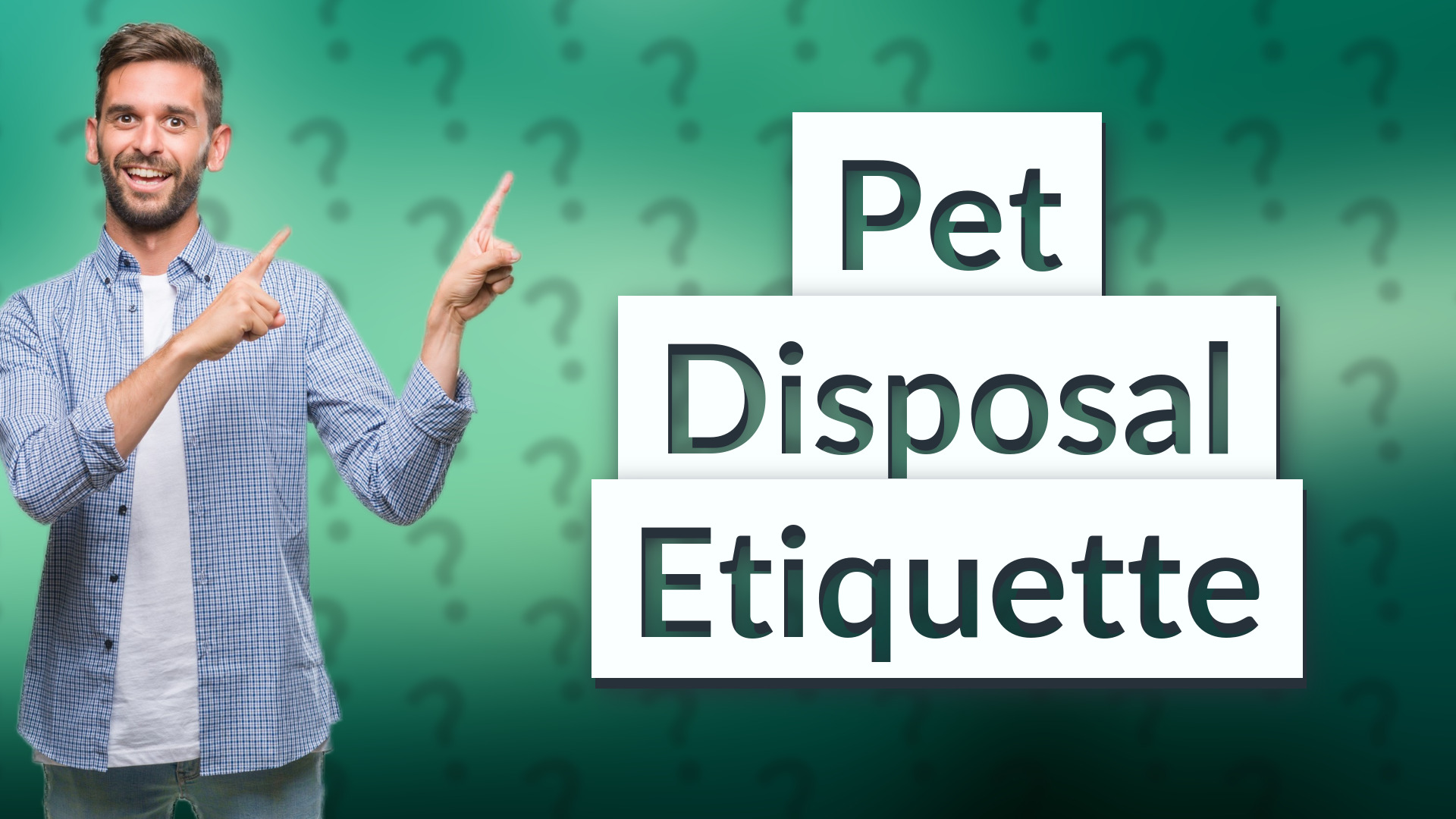 Pet Disposal Etiquette