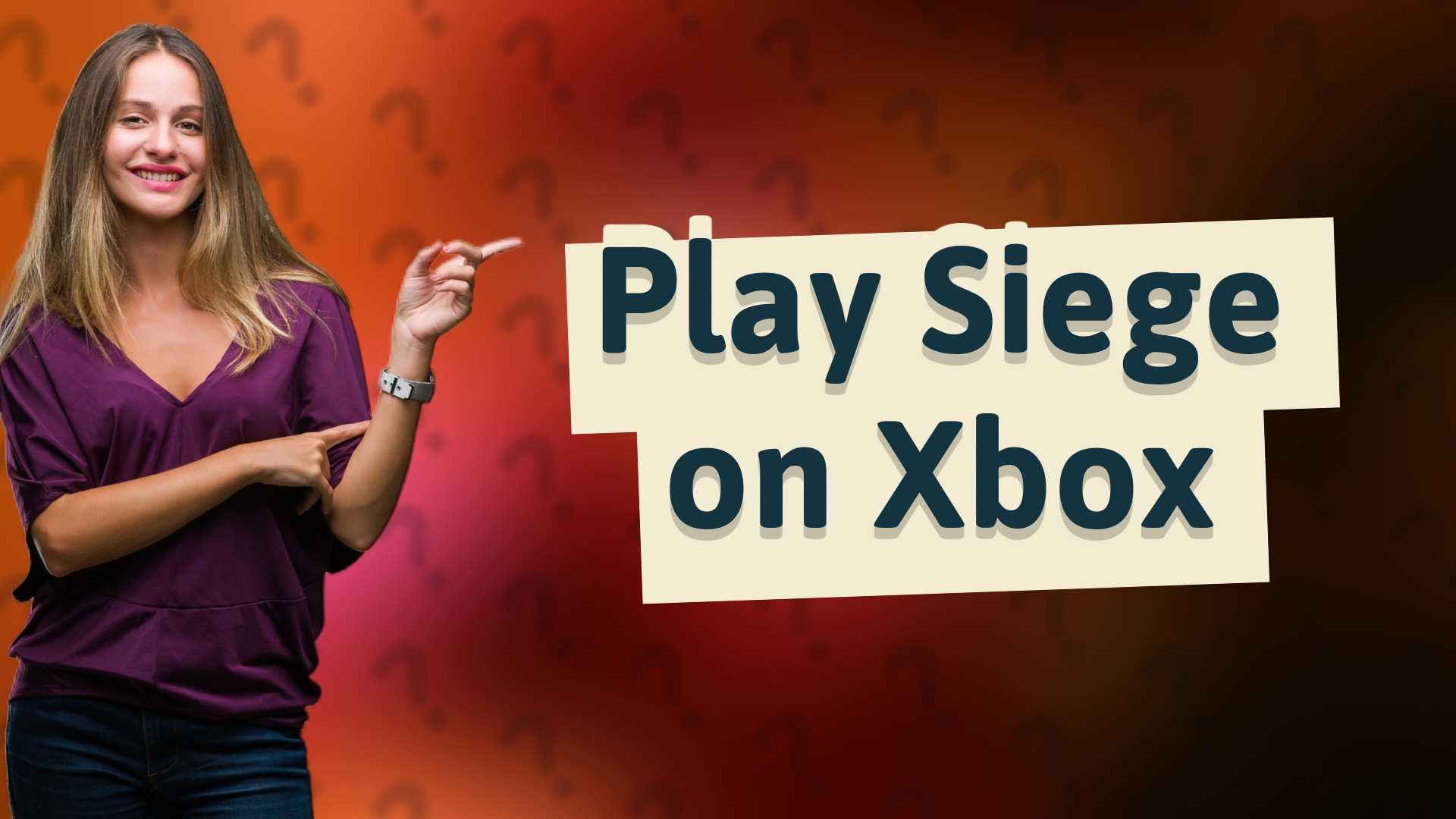 Play Siege on Xbox