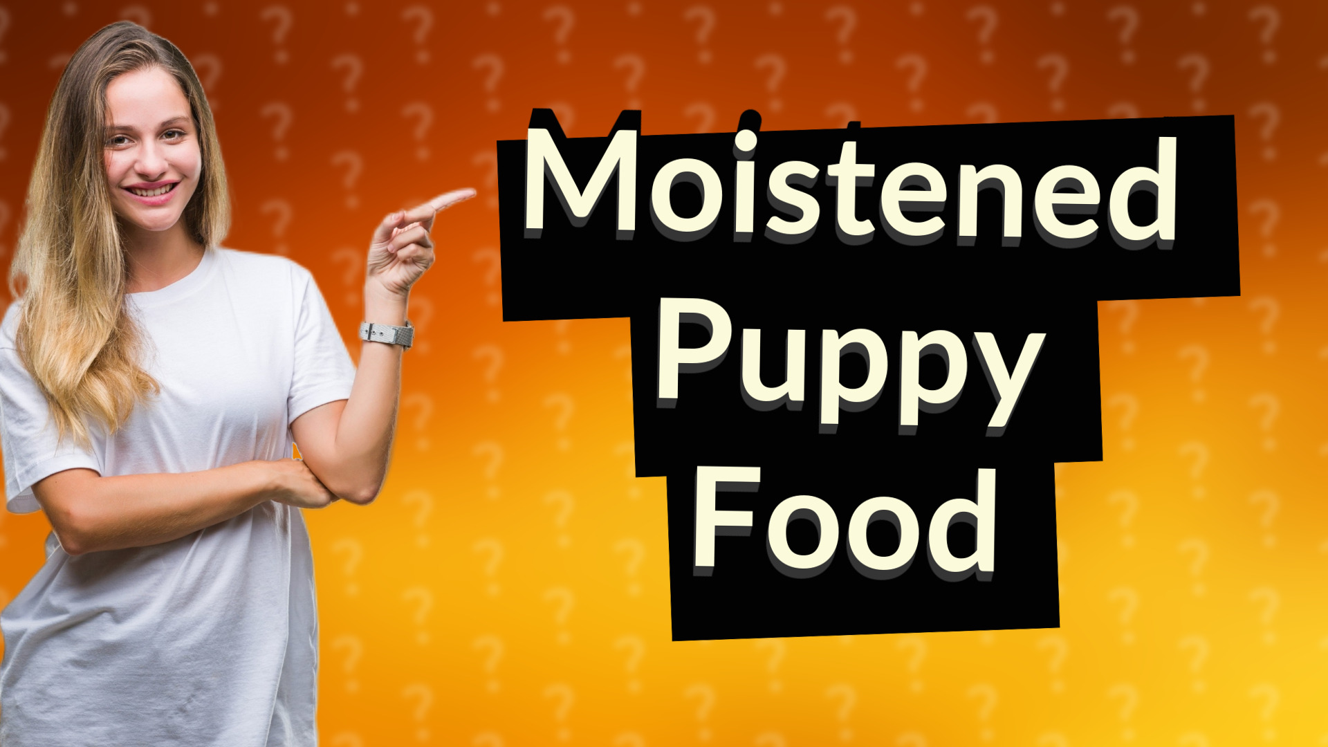 Moistened Puppy Food