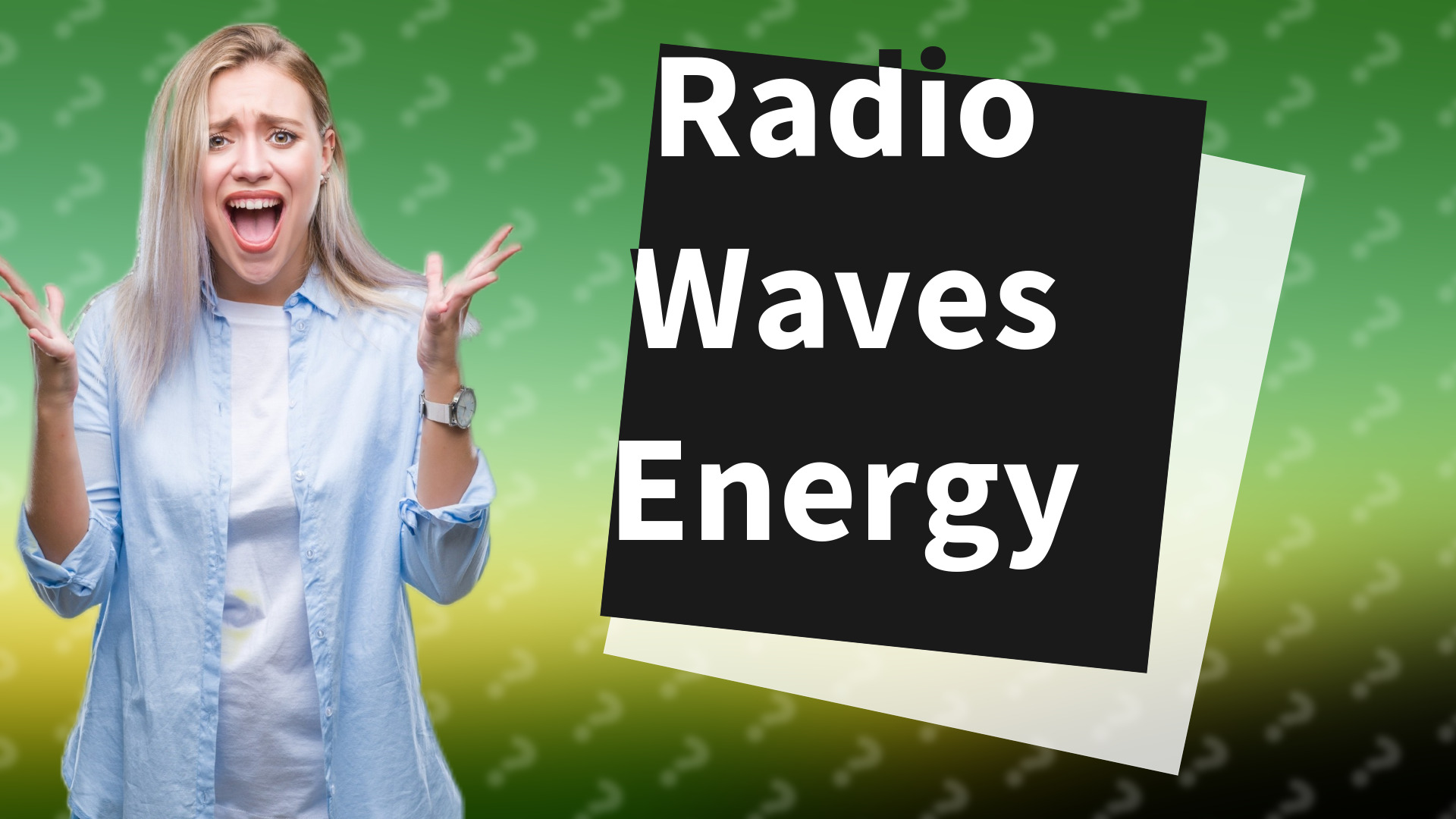 Radio Waves Energy