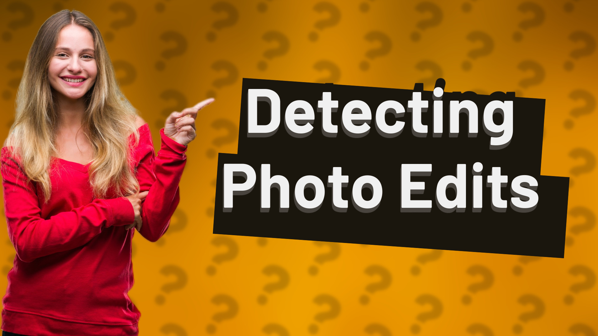 Detecting Photo Edits