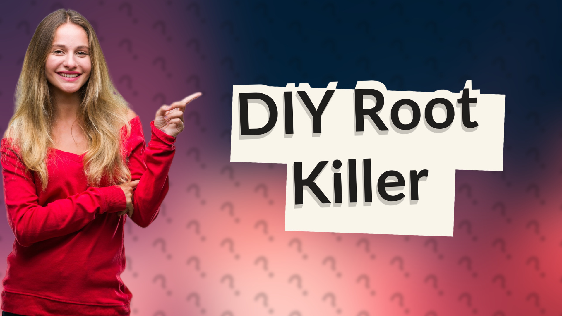 DIY Root Killer