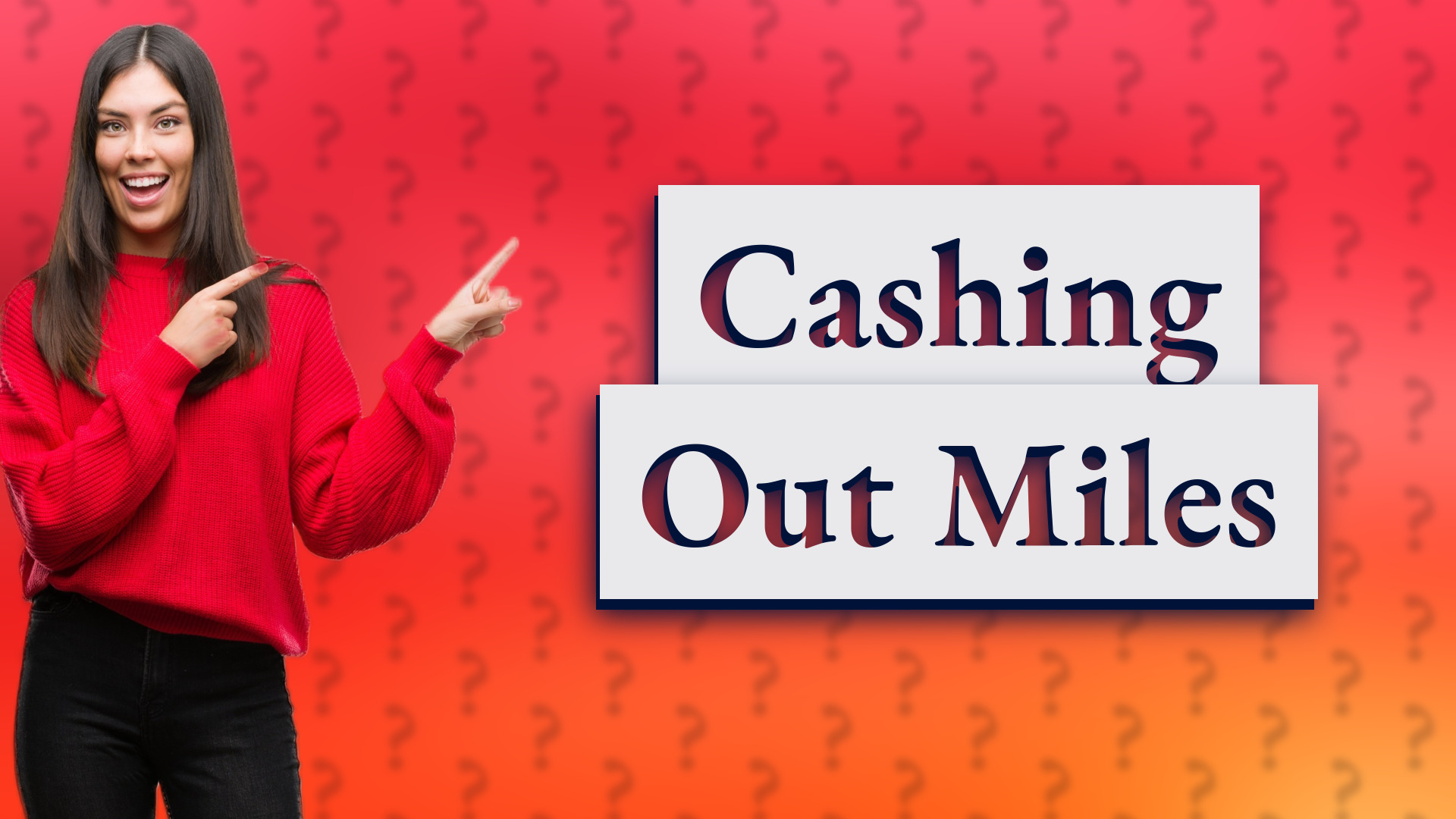 Cashing Out Miles