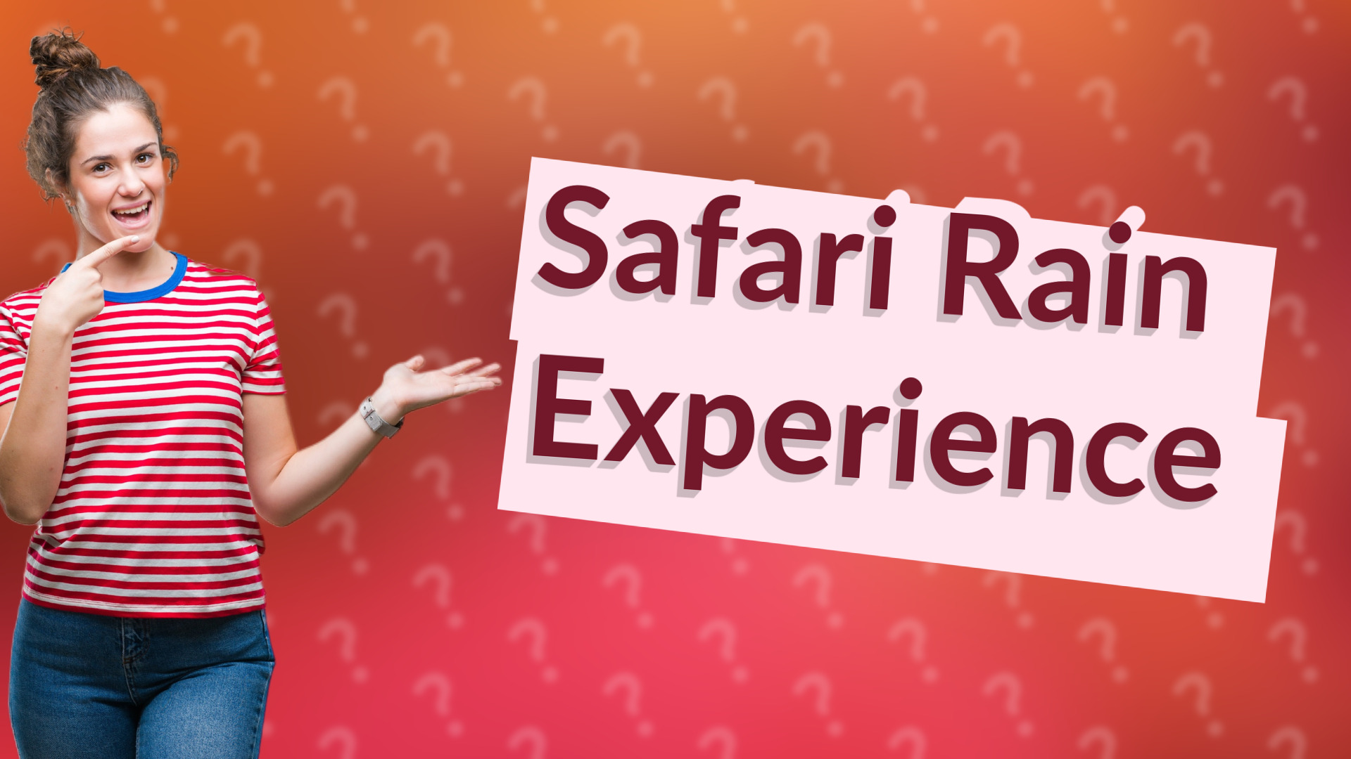 Safari Rain Experience