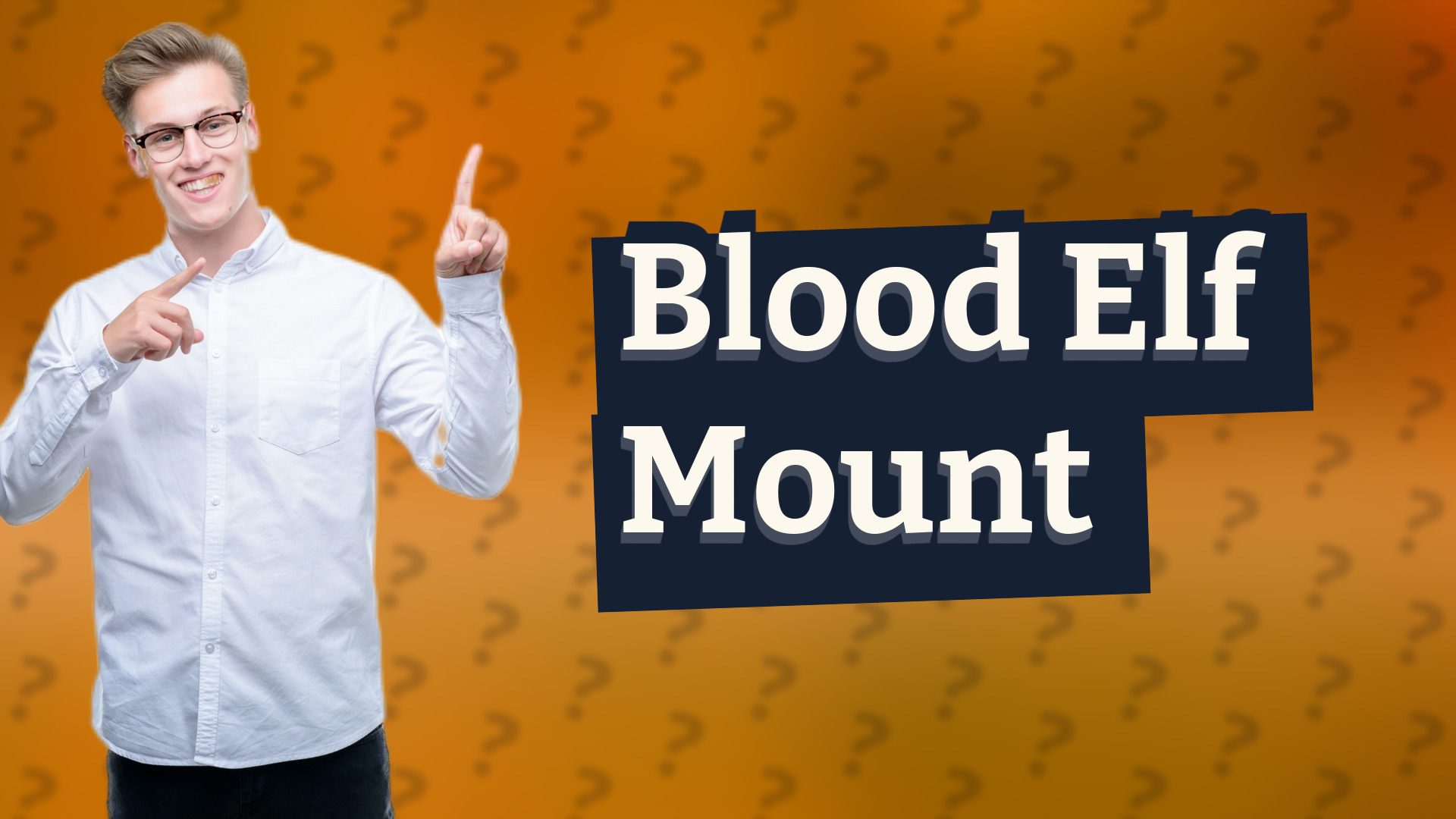 Blood Elf Mount