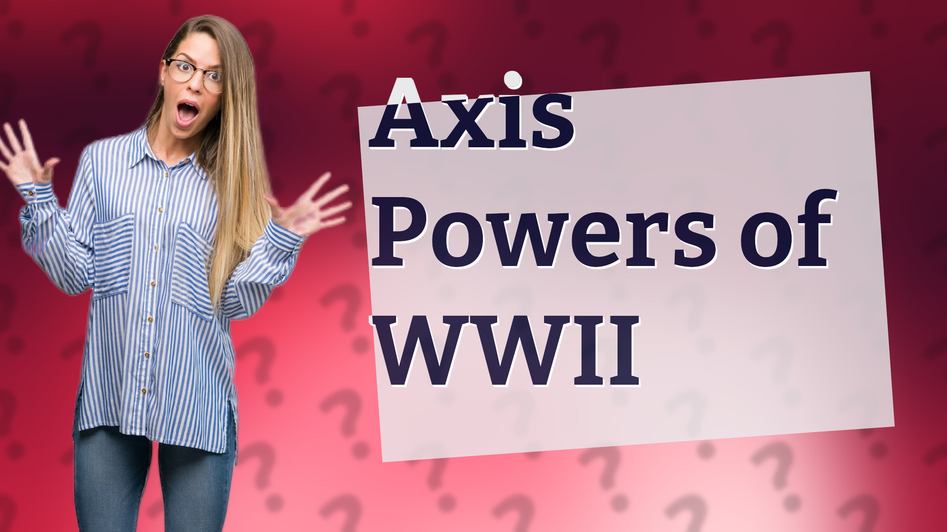 Axis Powers of WWII
