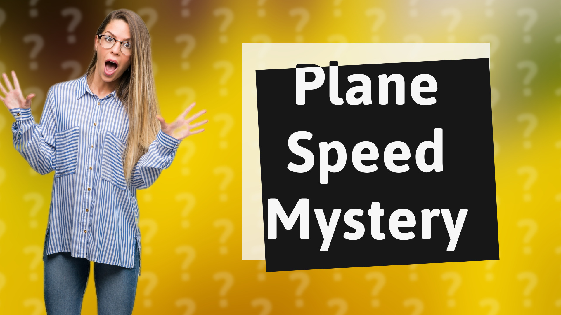 Plane Speed Mystery
