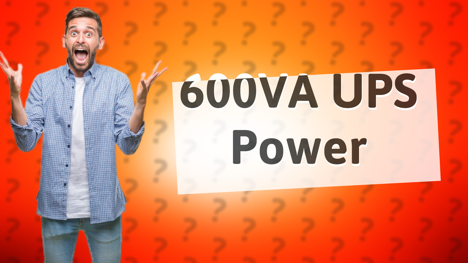 600VA UPS Power