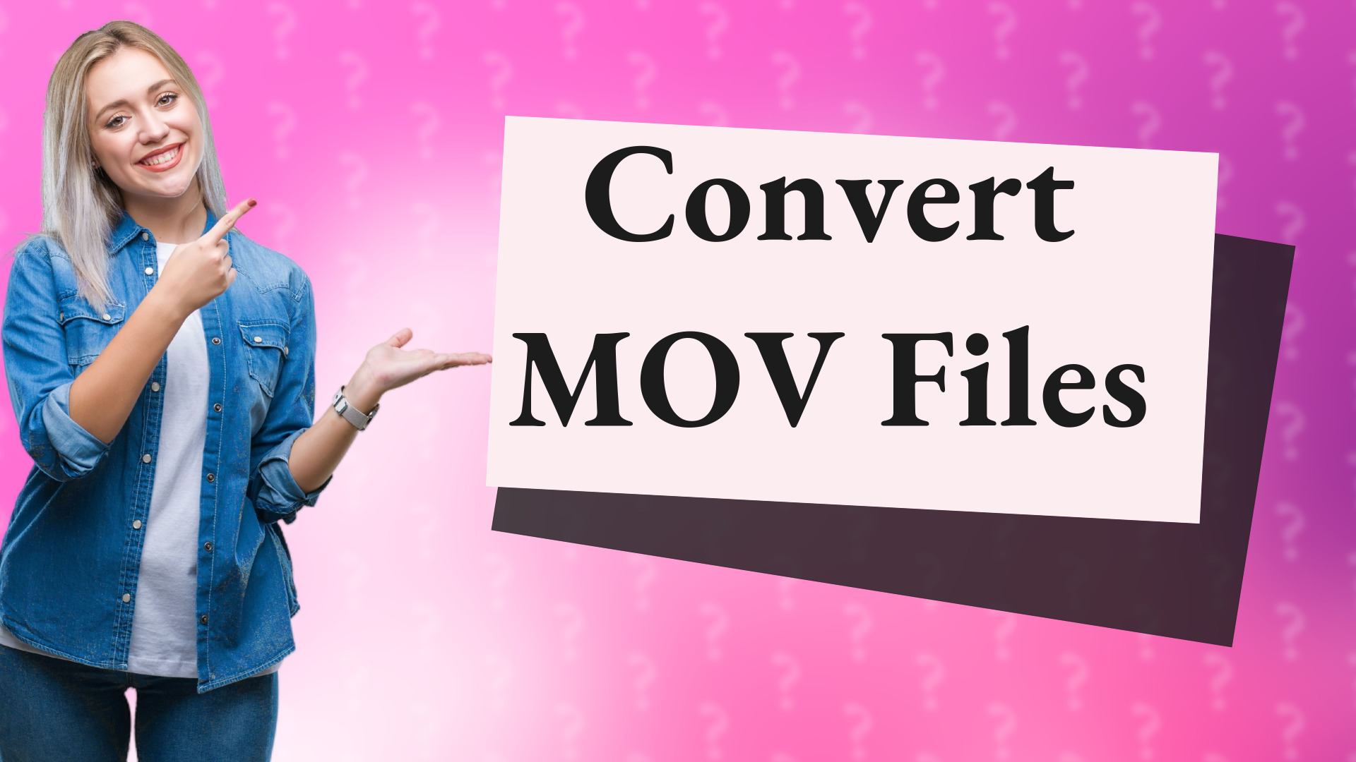 Convert MOV Files