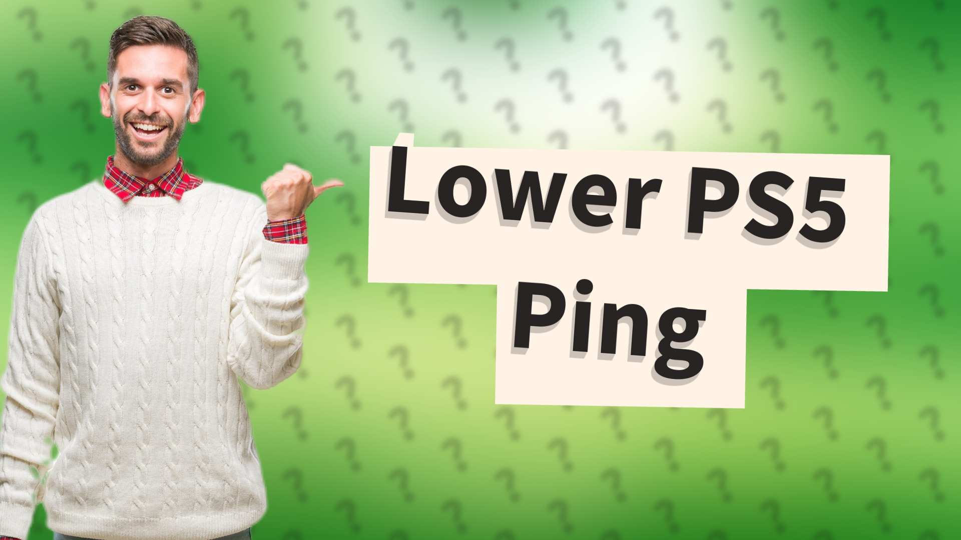 Lower PS5 Ping