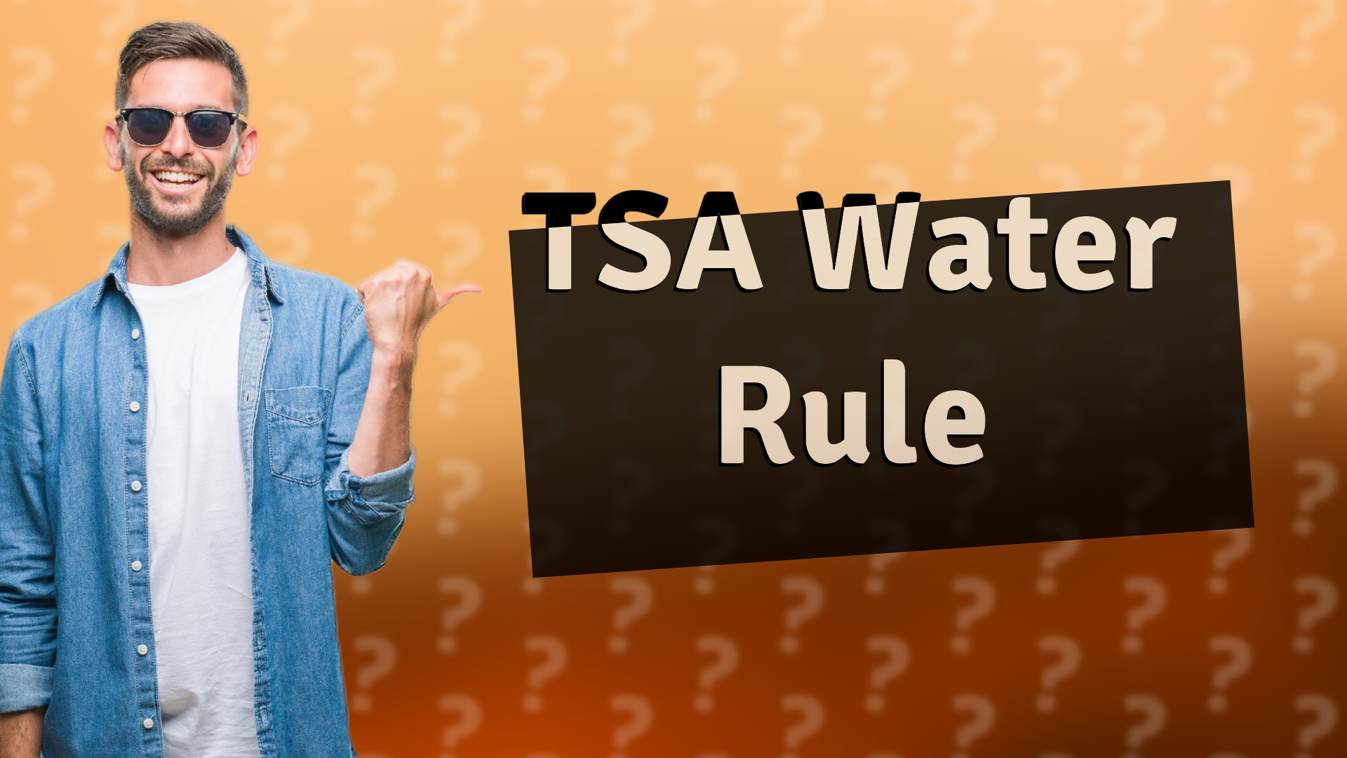 TSA Water Rule