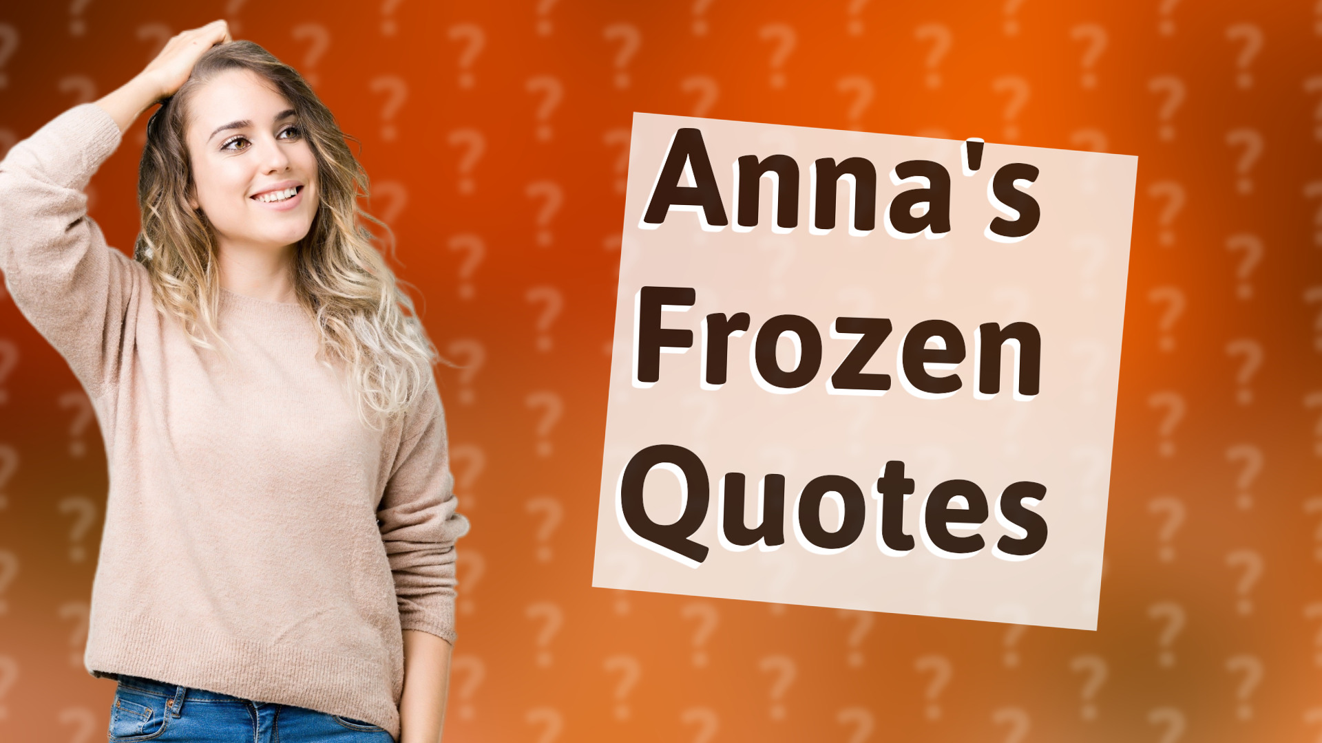 Anna's Frozen Quotes