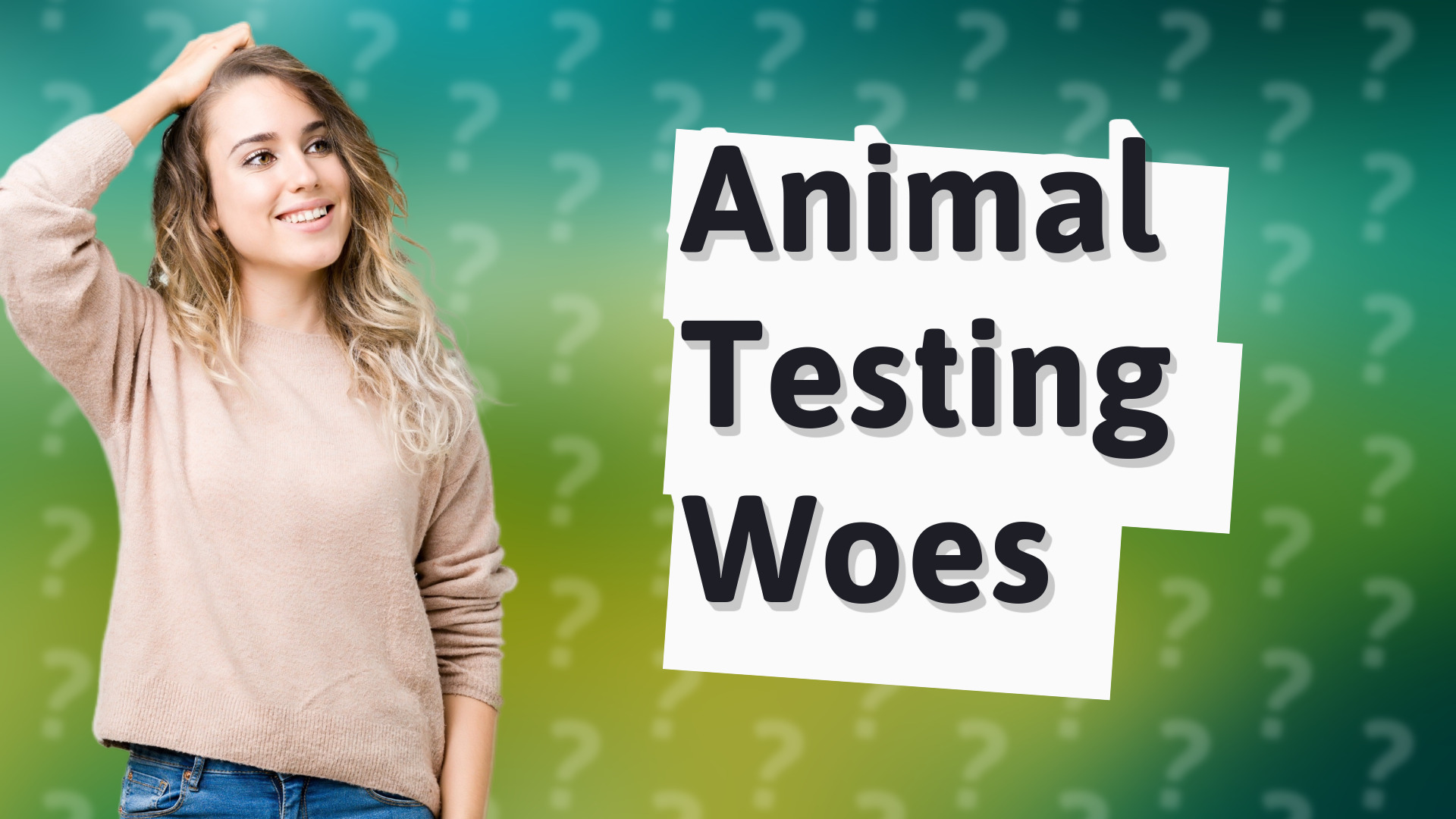 Animal Testing Woes