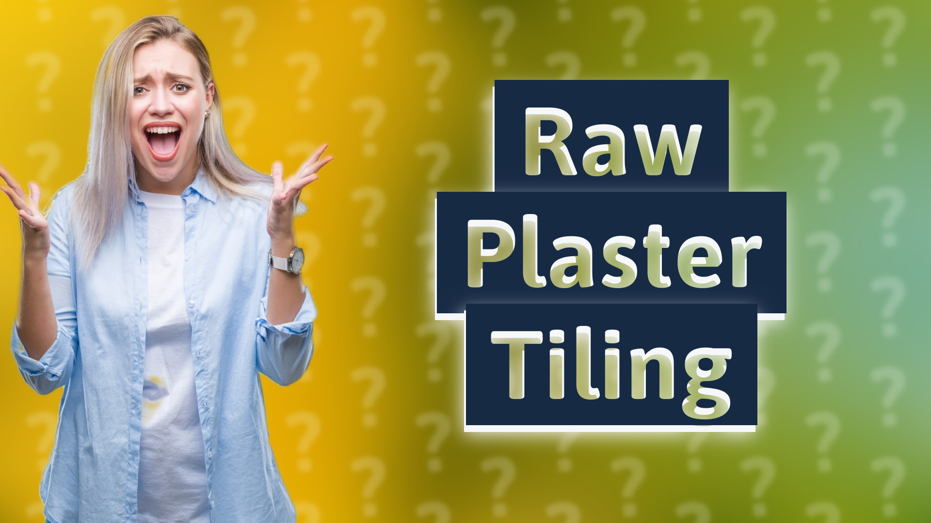 Raw Plaster Tiling