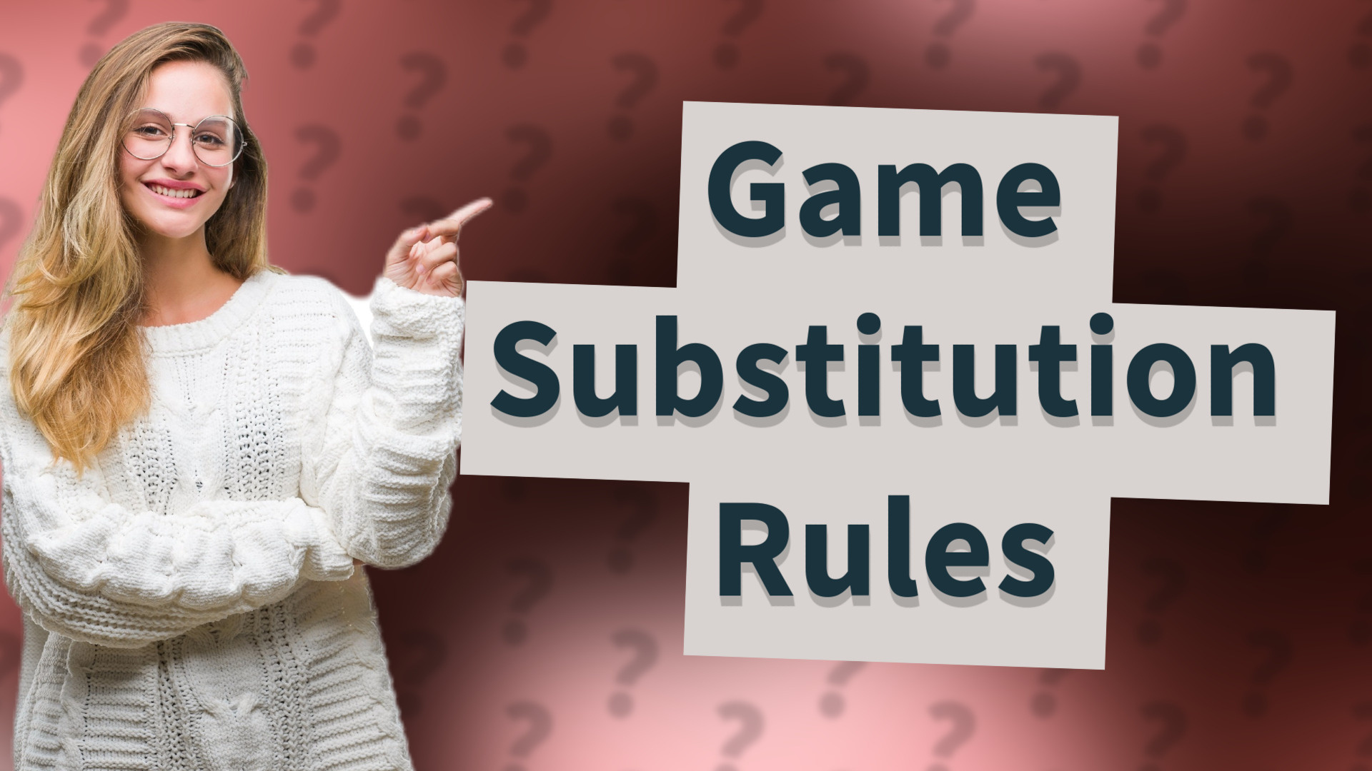Game Substitution Rules