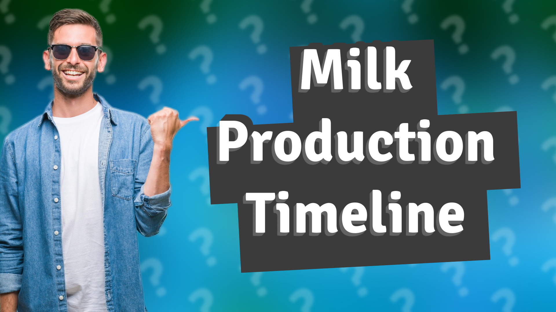 Milk Production Timeline