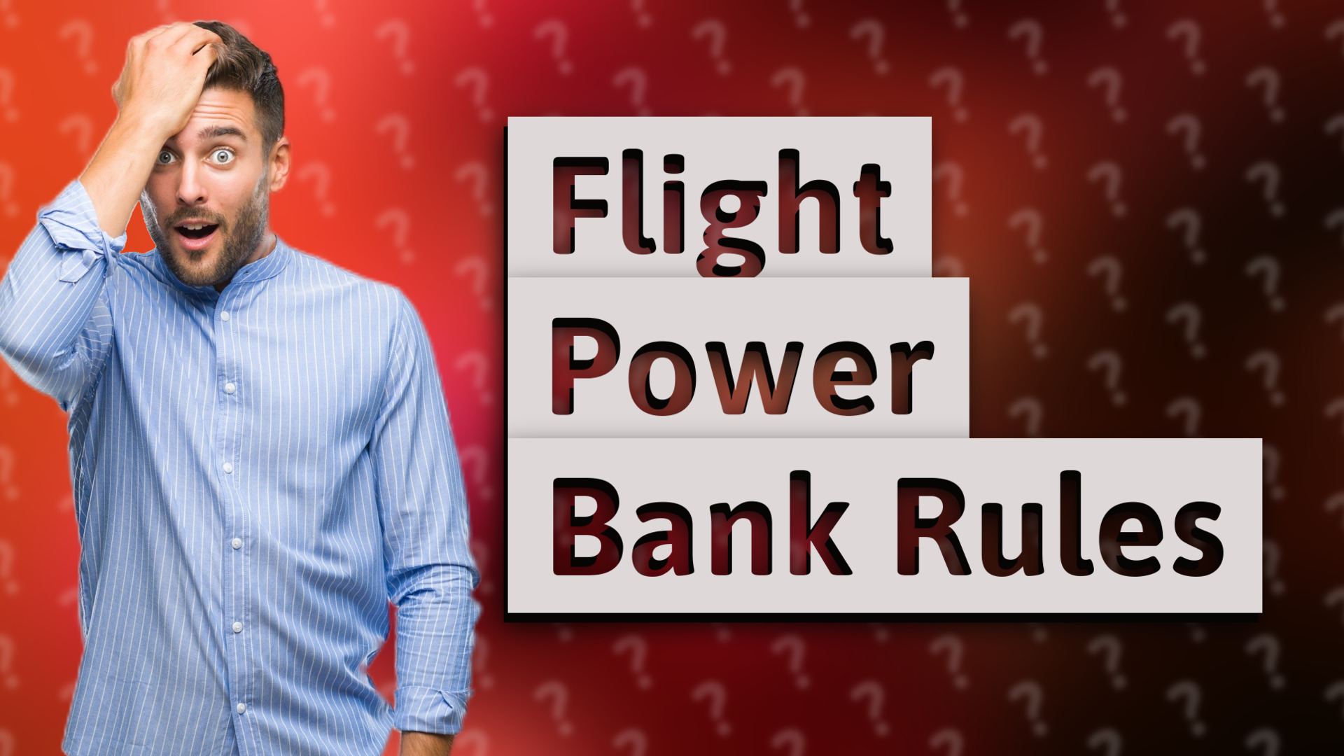 Flight Power Bank Rules