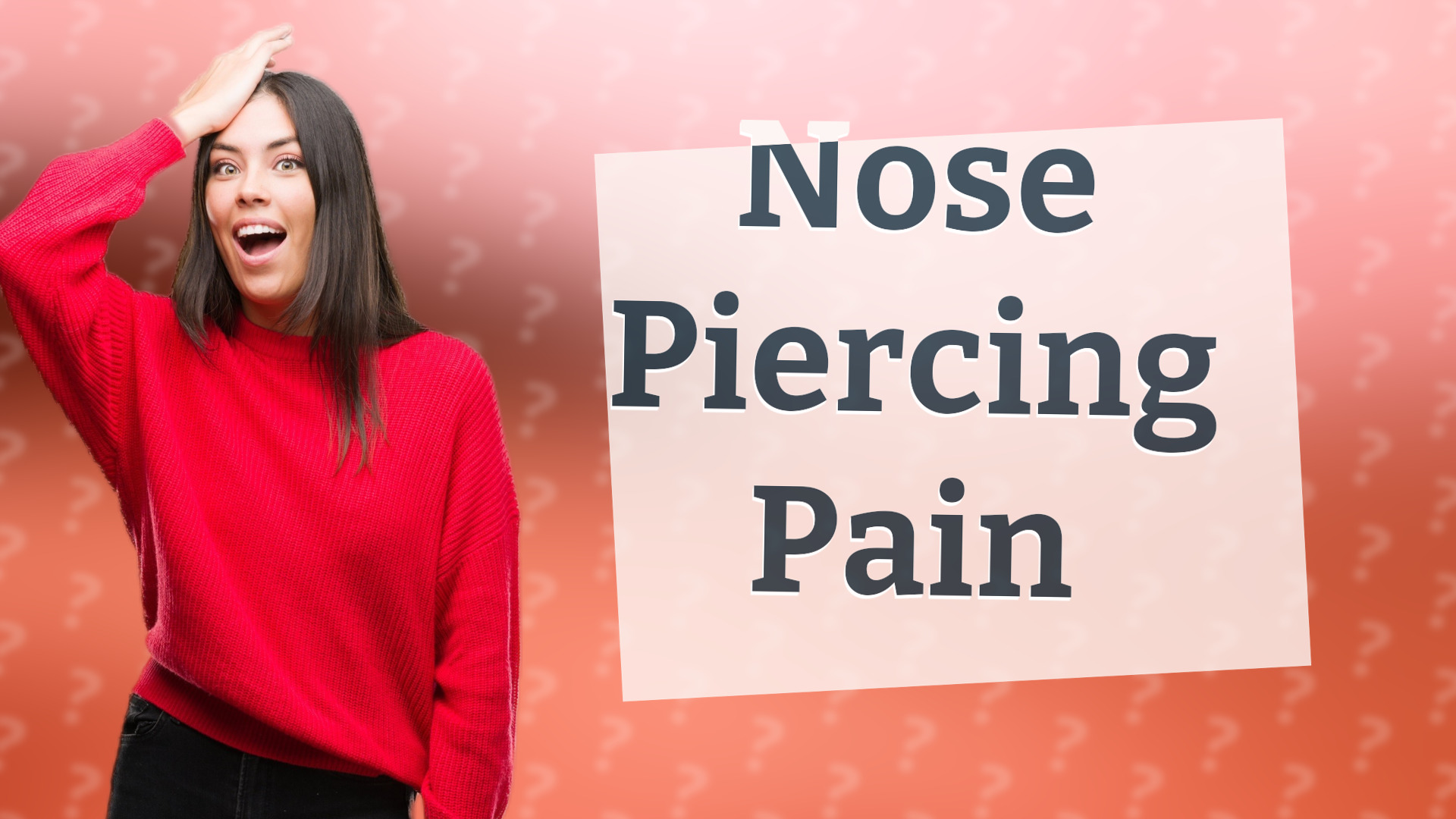 Nose Piercing Pain