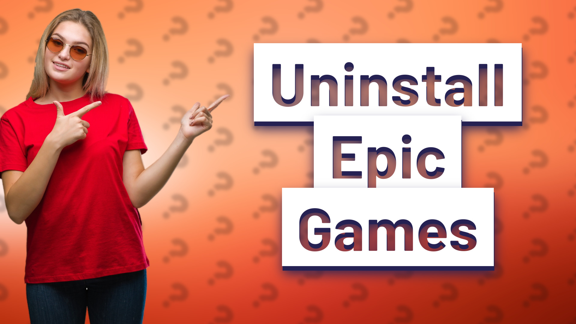 Uninstall Epic Games