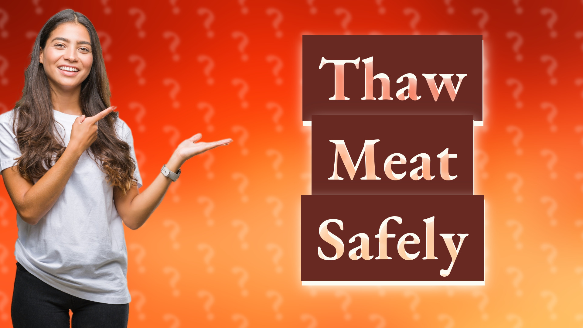 Thaw Meat Safely