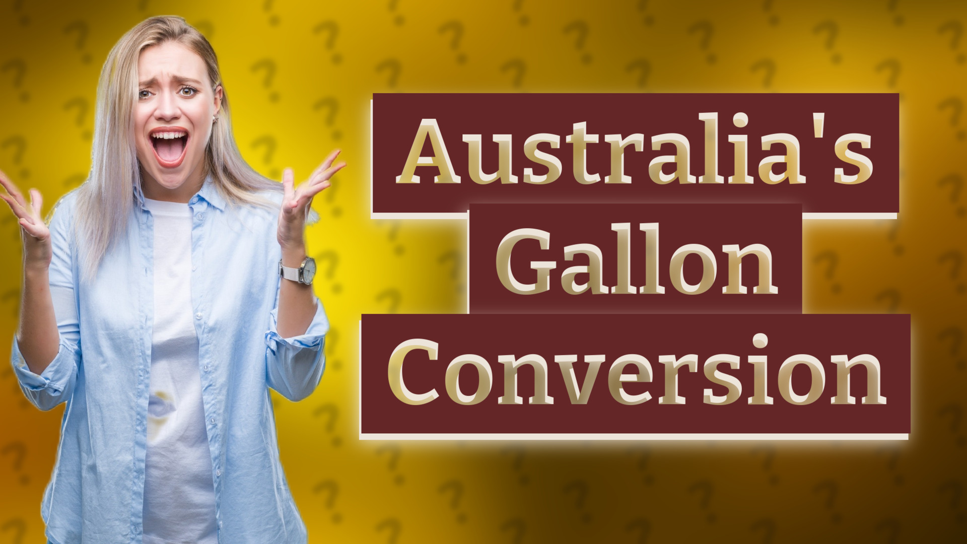 Australia's Gallon Conversion
