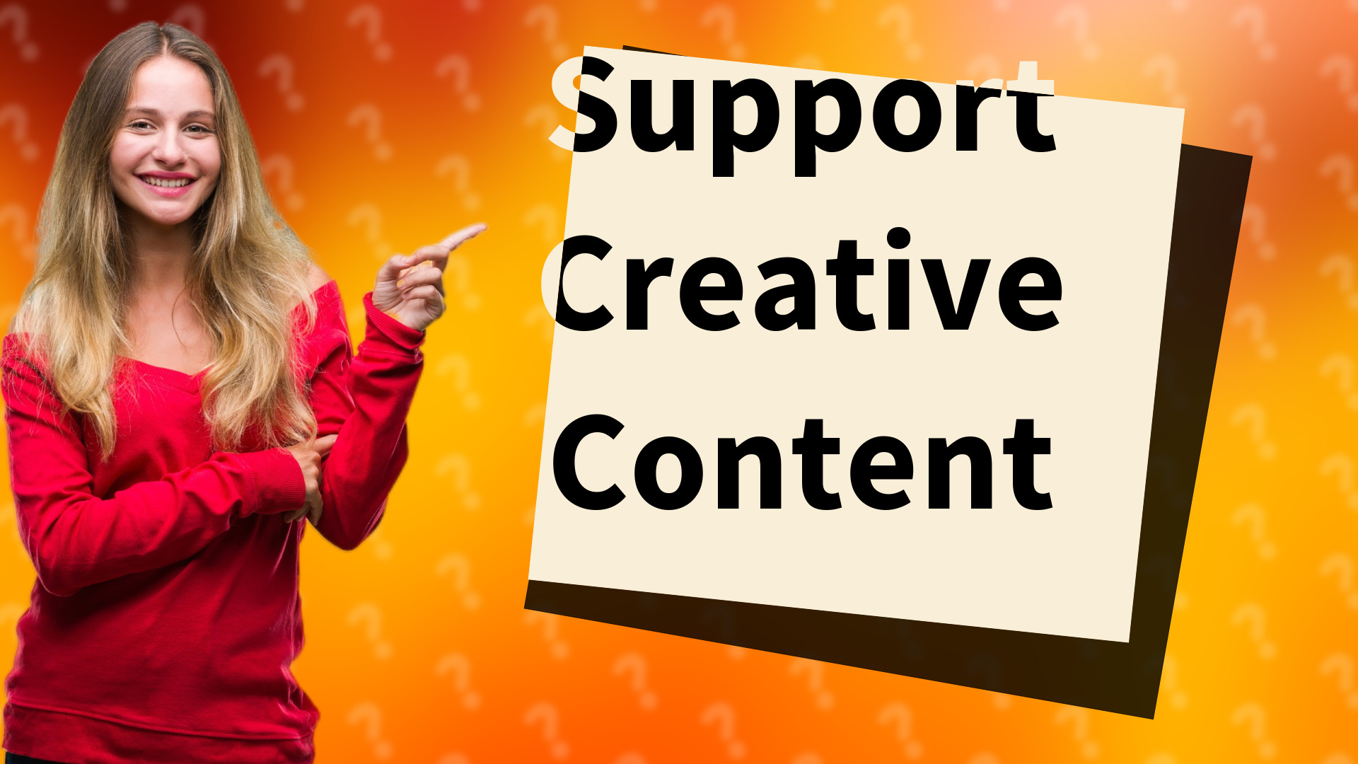 Support Creative Content