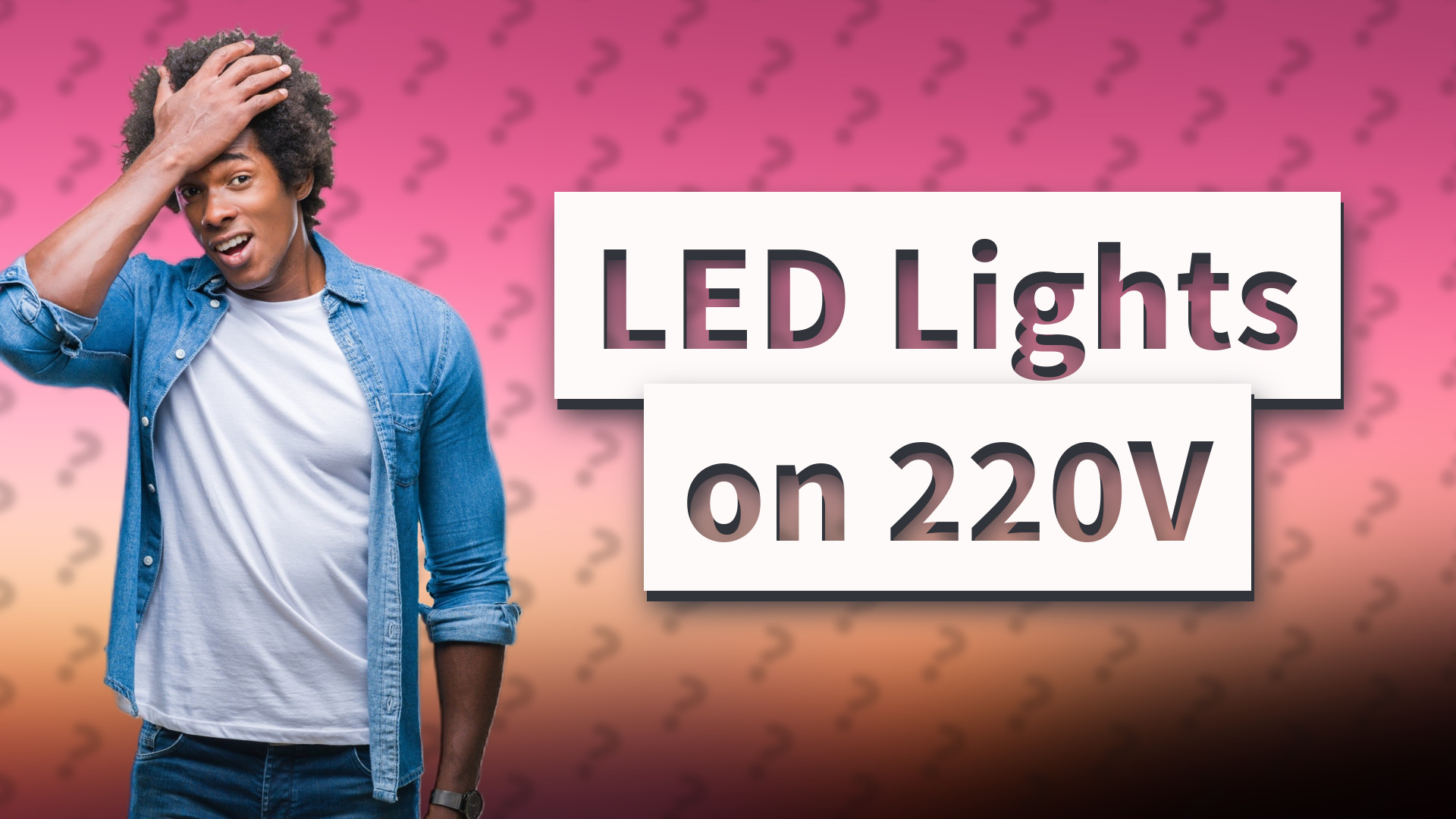 LED Lights on 220V
