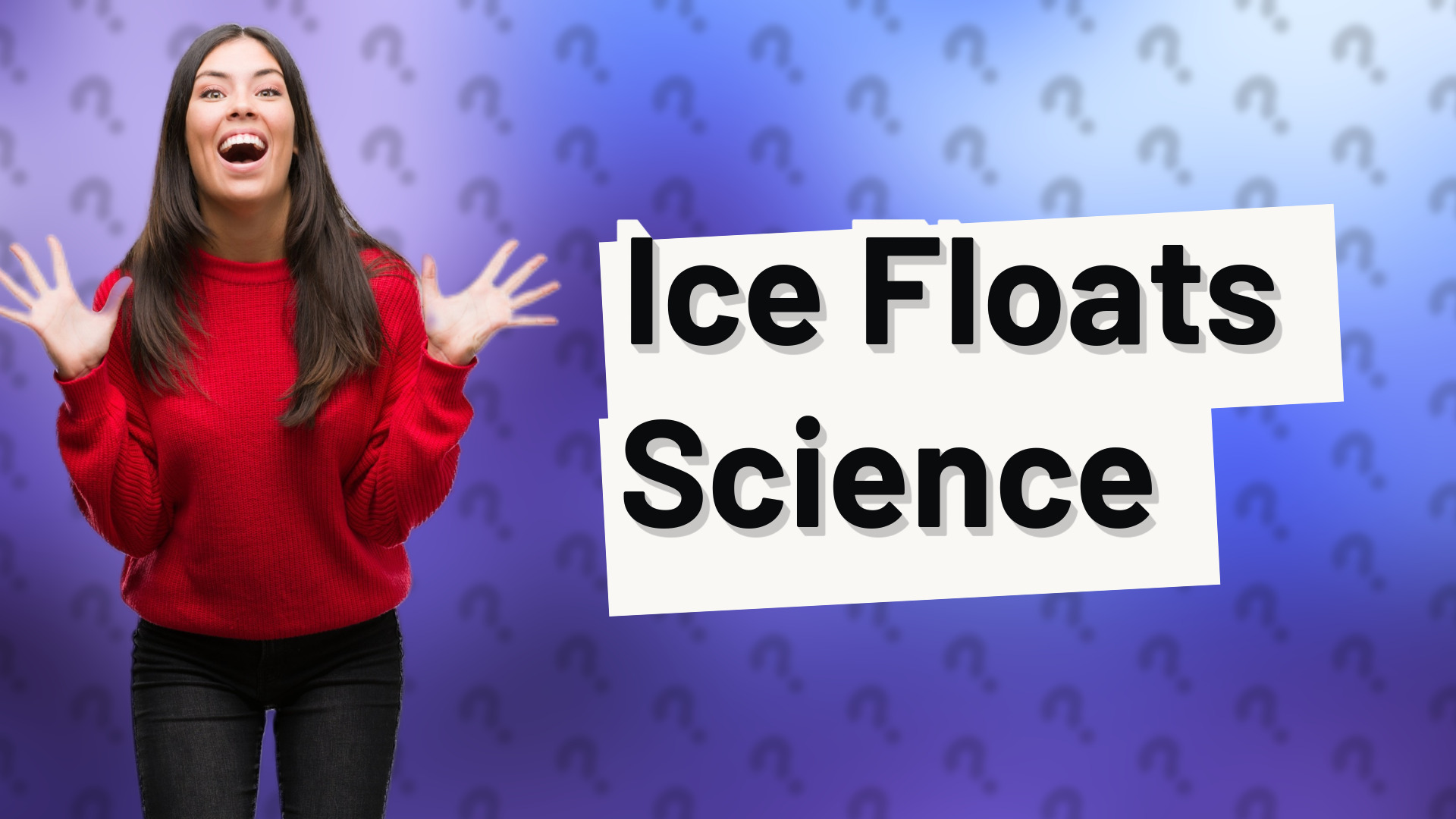 Ice Floats Science