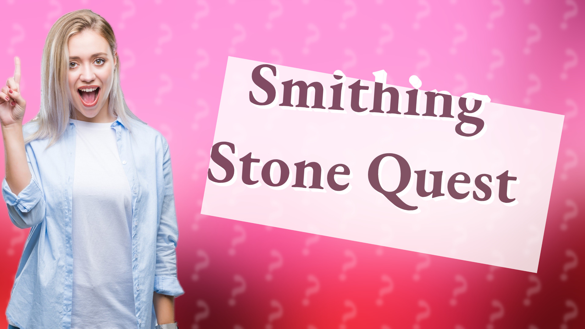Smithing Stone Quest