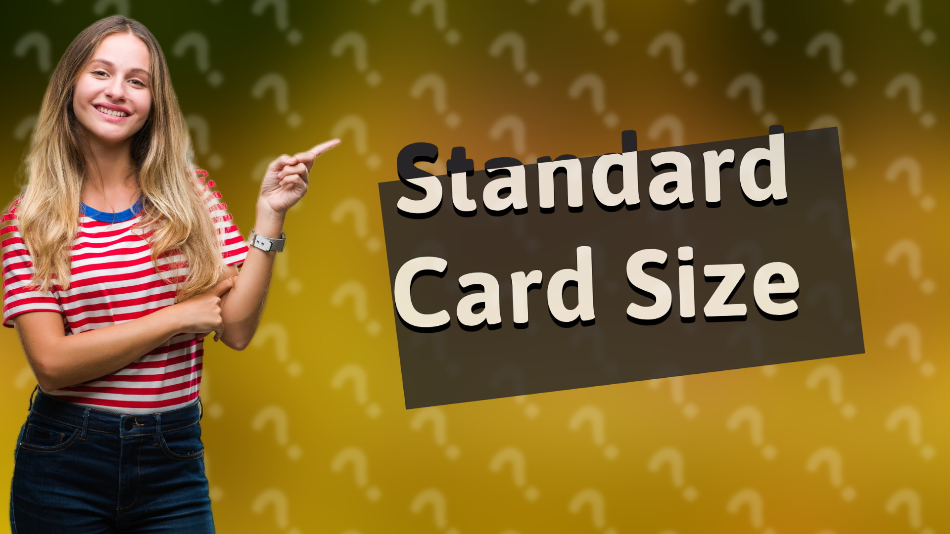 Standard Card Size